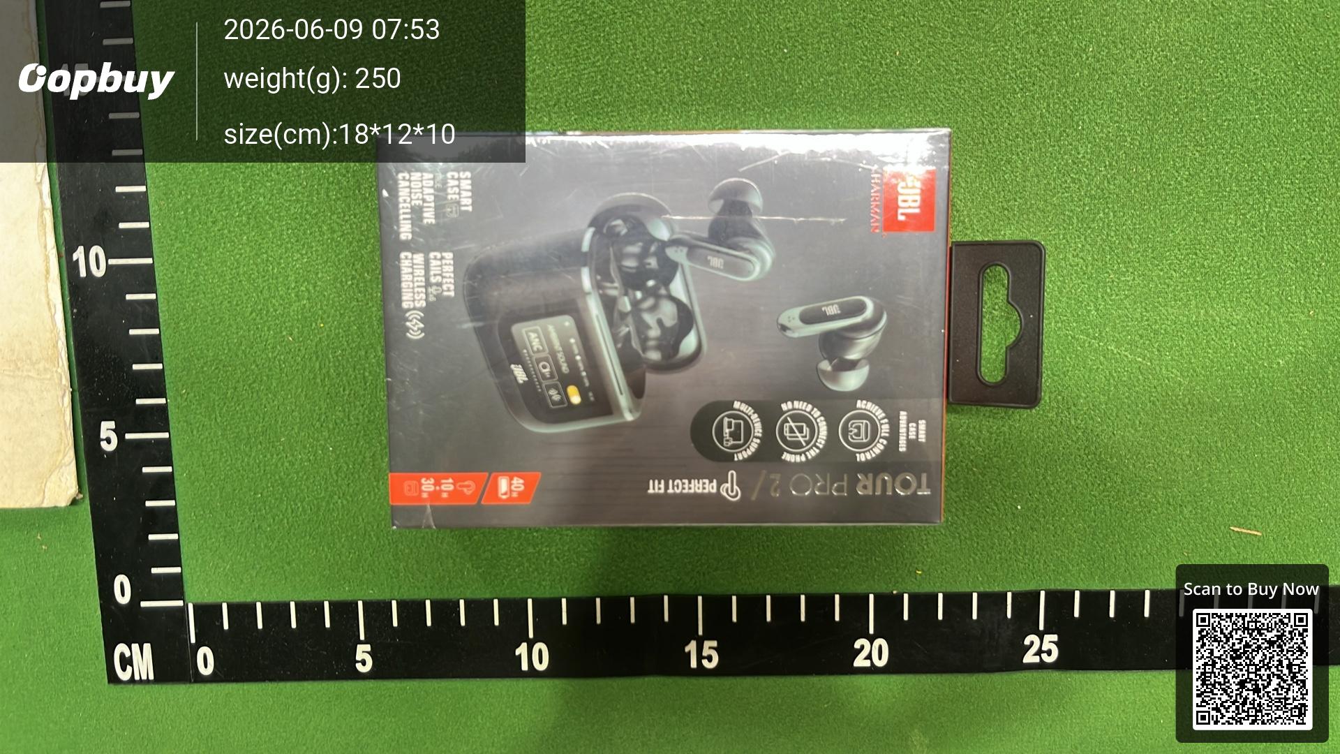 Foto QC 1 de JBL Tour Pro 2 Smart Charging Case Champagne
