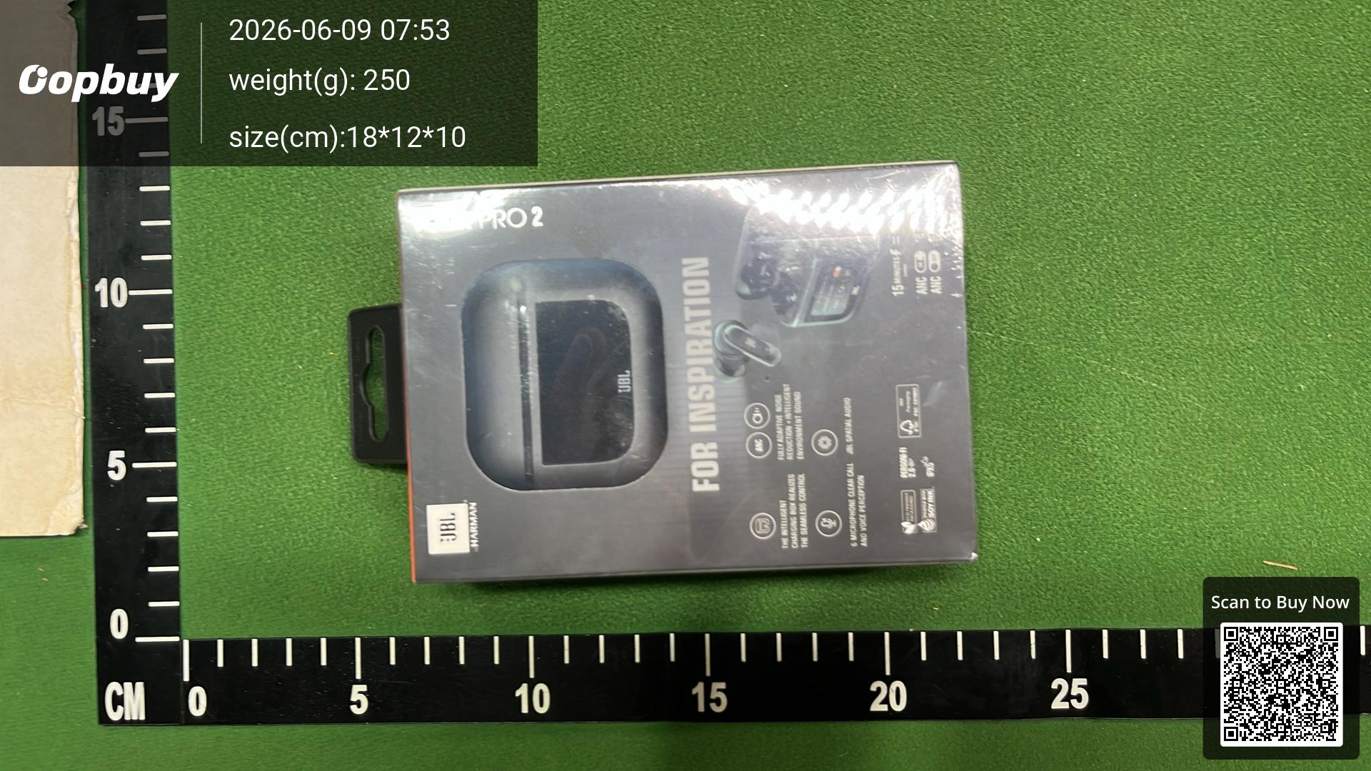 Foto QC 2 de JBL Tour Pro 2 Smart Charging Case Champagne