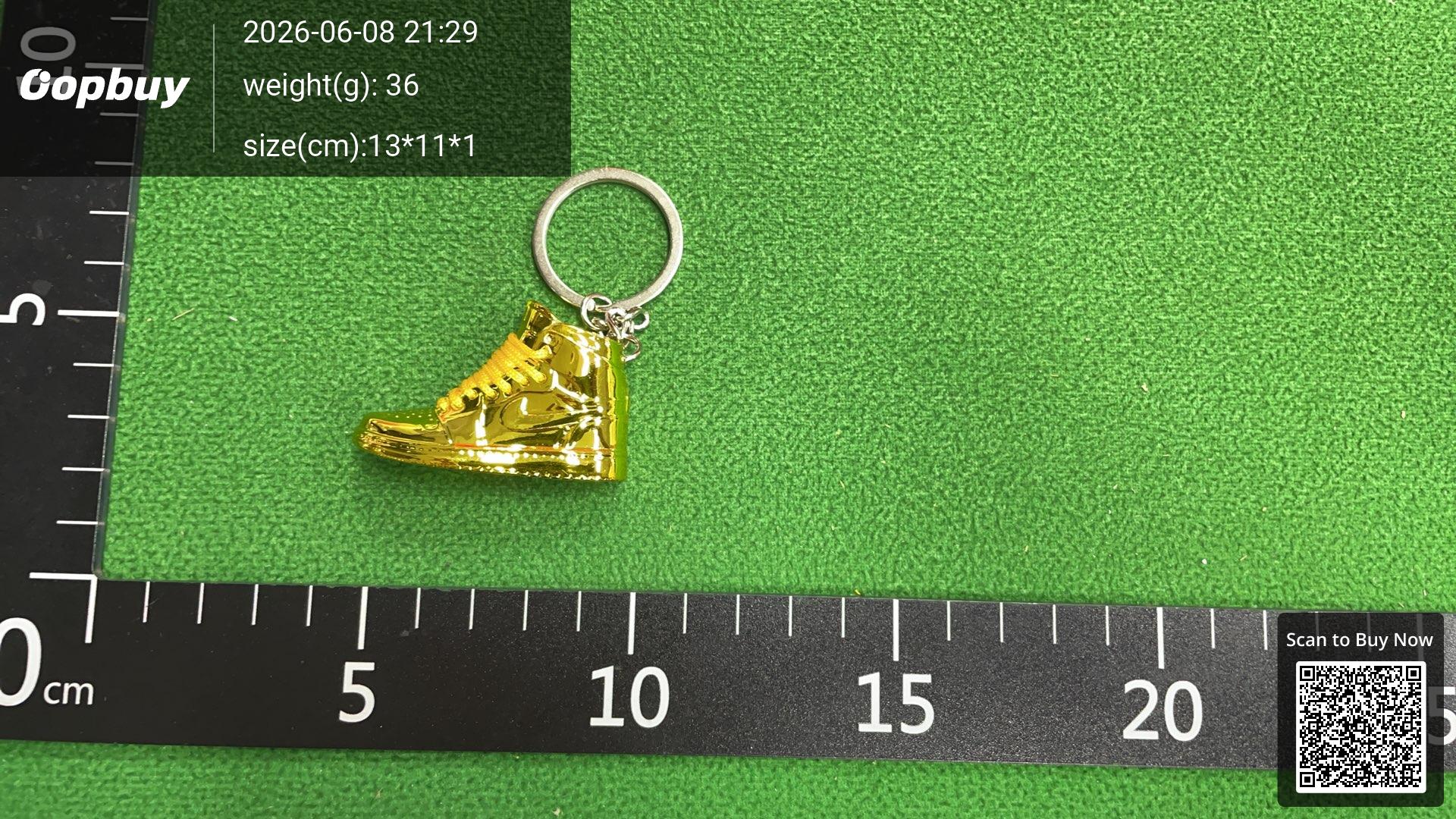 Foto QC 7 de Other Electroplating AJ Shoe Keychain Pink