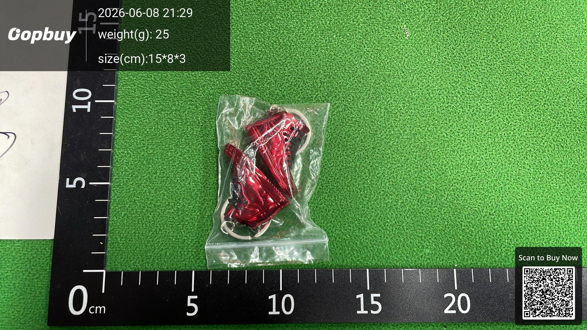Foto QC 3 de Other Electroplating AJ Shoe Keychain Pink