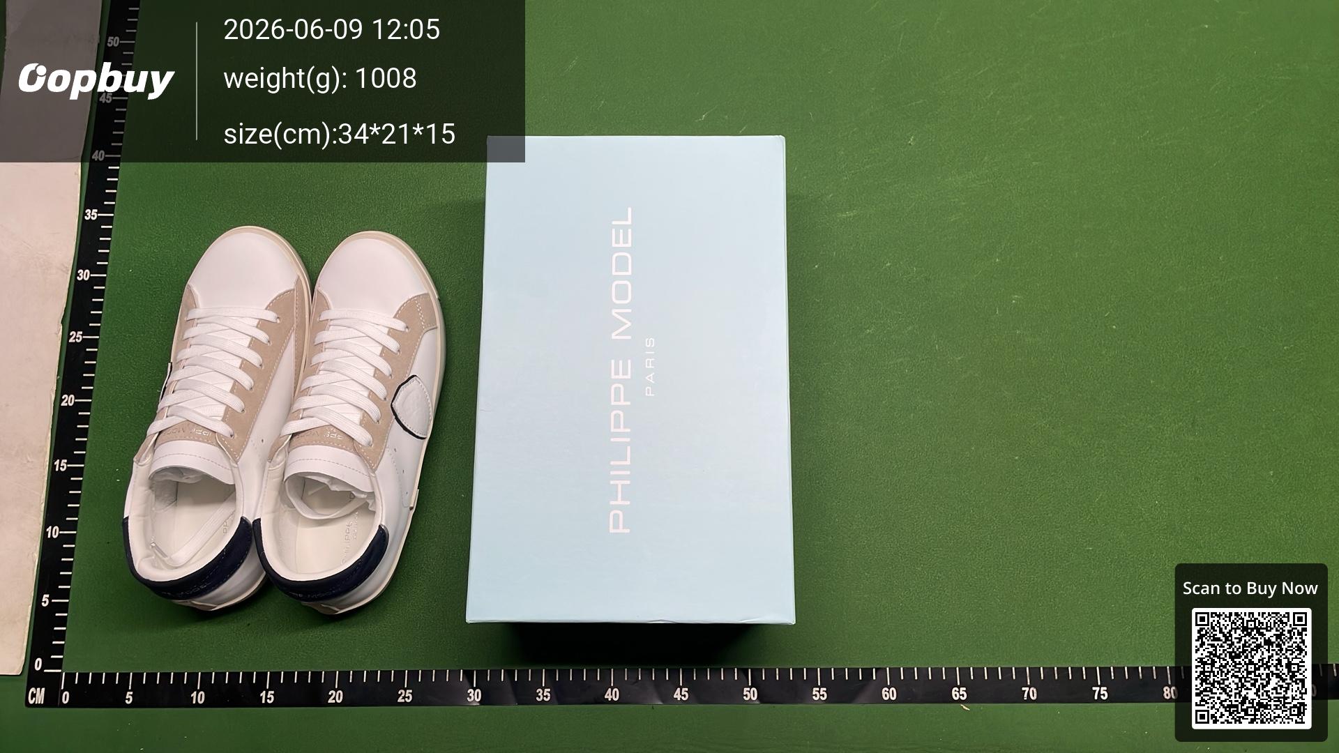 Foto QC 7 de Philippe Model Paris Low White Navy