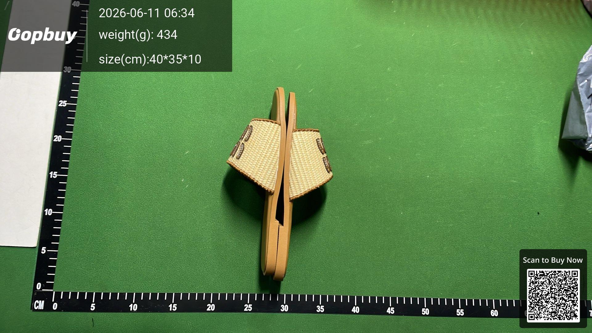 Foto QC 4 de Miu Miu Slide Woven Raffia Natural