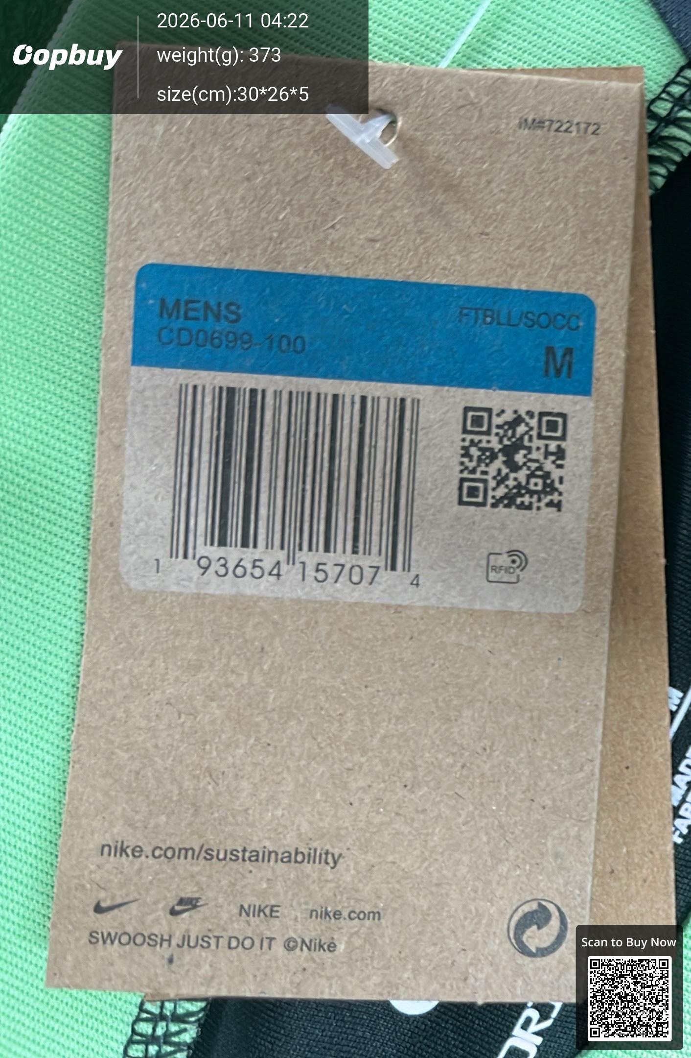 Foto QC 6 de Nike x Brazil Training Jersey Short Set Navy/Green