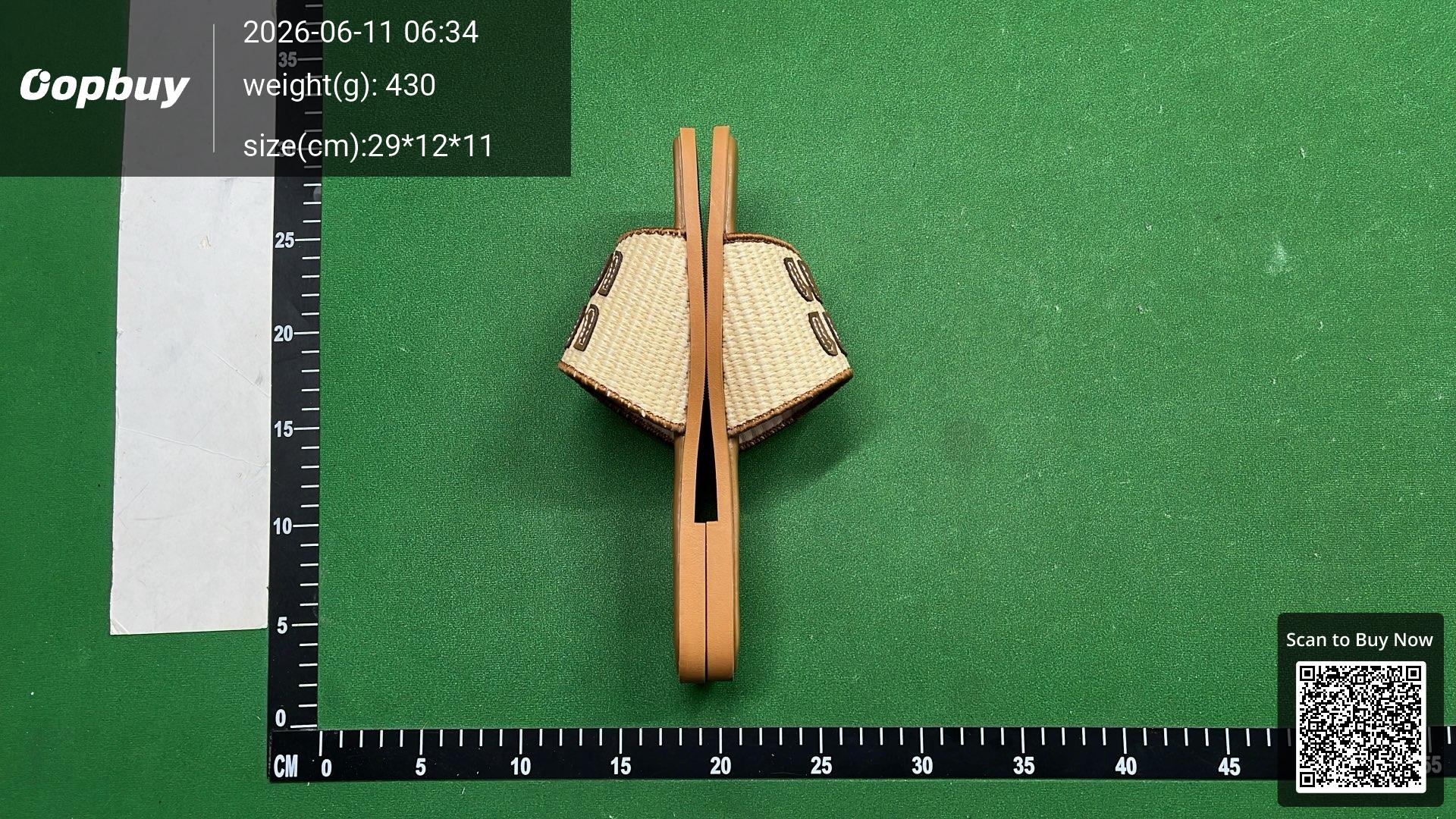 Foto QC 8 de Miu Miu Slide Woven Raffia Natural