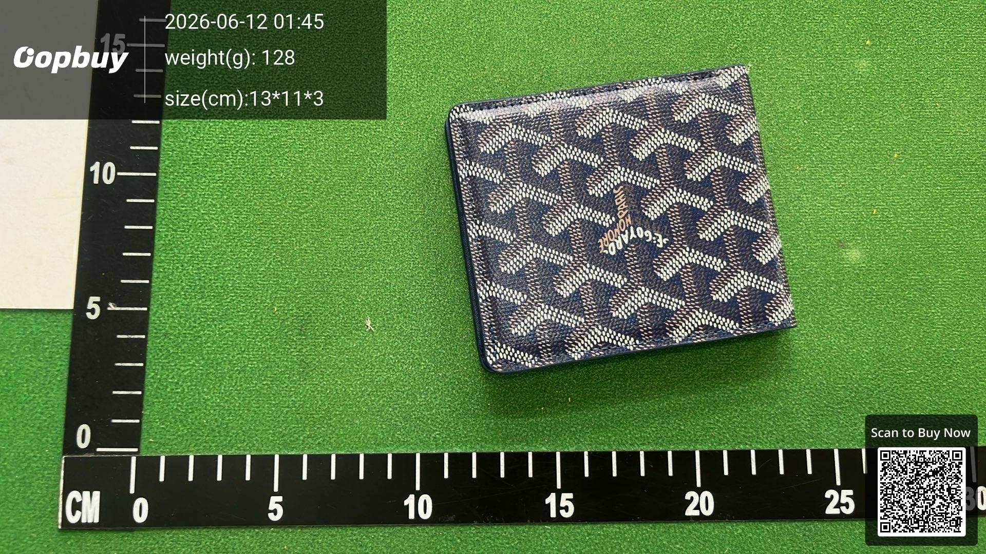 Foto QC 7 de Goyard Saint Sulpice Card Holder Goyardine White