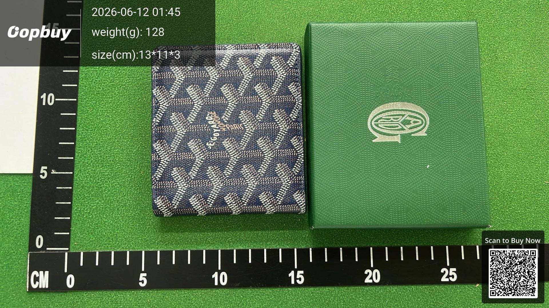 Foto QC 8 de Goyard Saint Sulpice Card Holder Goyardine White