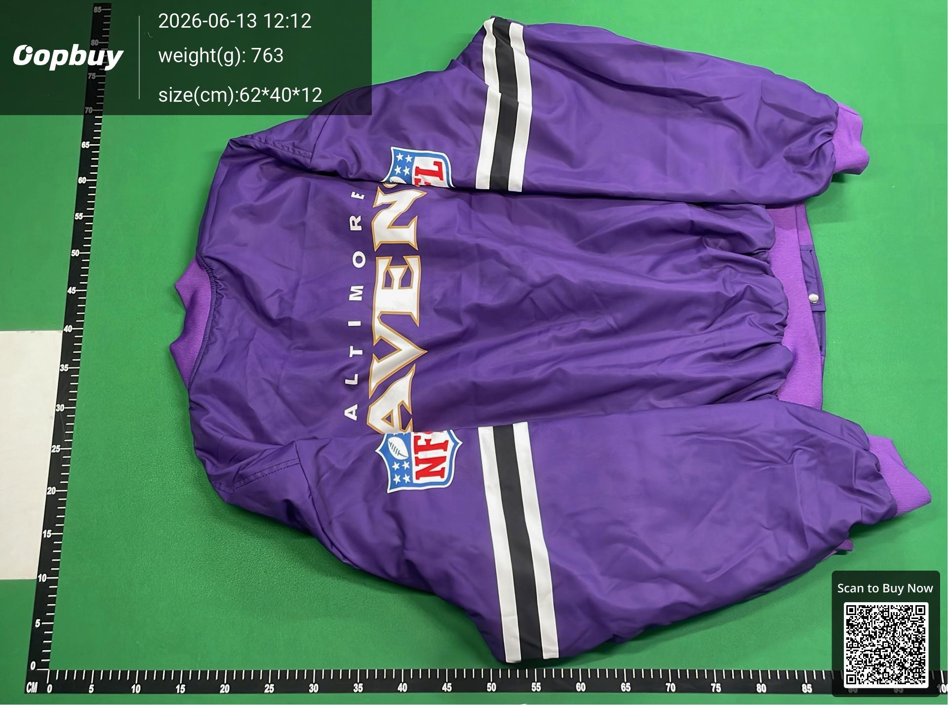 Foto QC 3 de NFL Raiders Bomber Jacket Padded Black