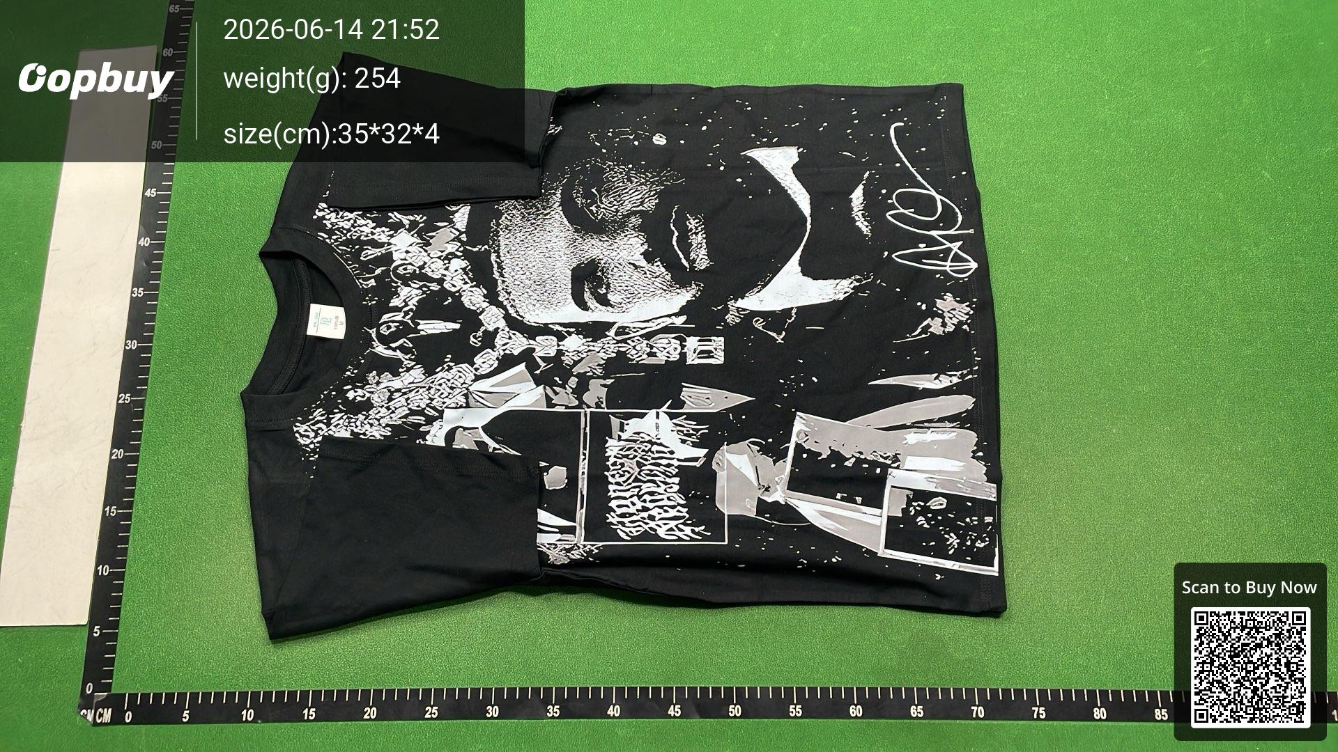 Foto QC 6 de Other T-shirt Y2K Teeth Graphic Black