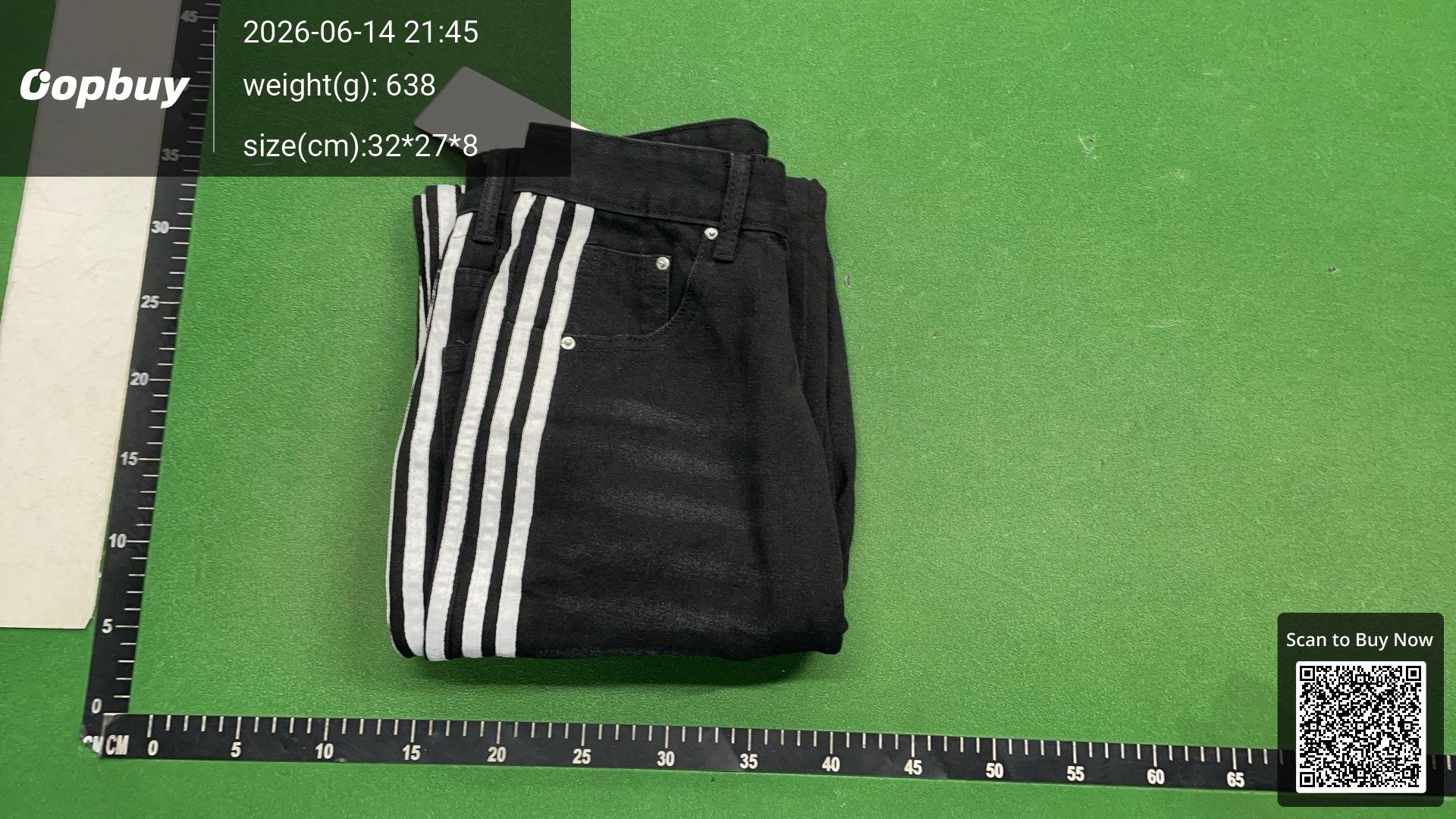 Foto QC 4 de Balenciaga Adidas Jeans Baggy Black
