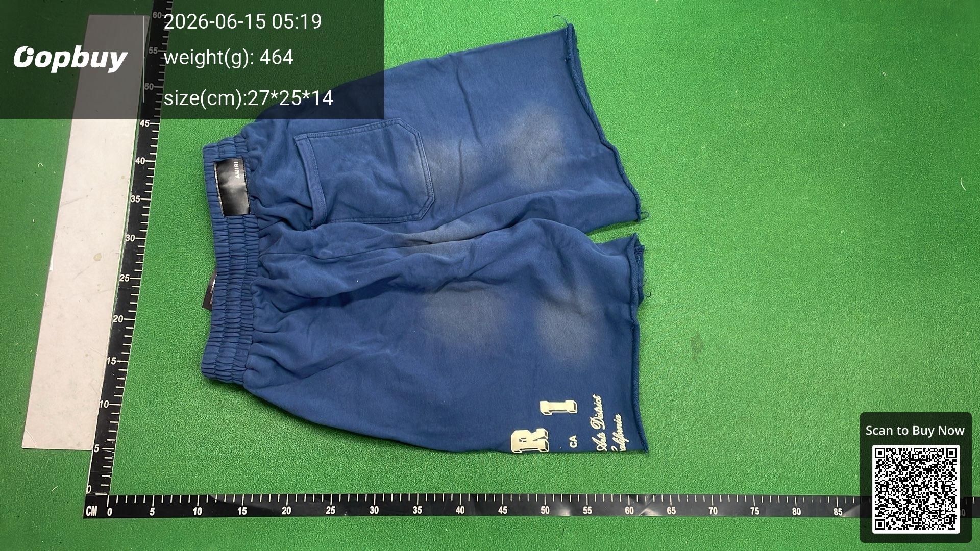 Foto QC 7 de Amiri Sweat Shorts Faded Logo Pink