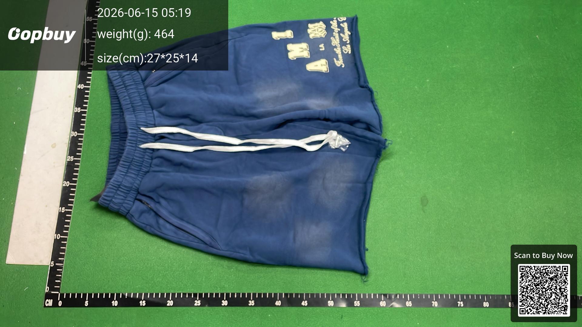 Foto QC 6 de Amiri Sweat Shorts Faded Logo Pink