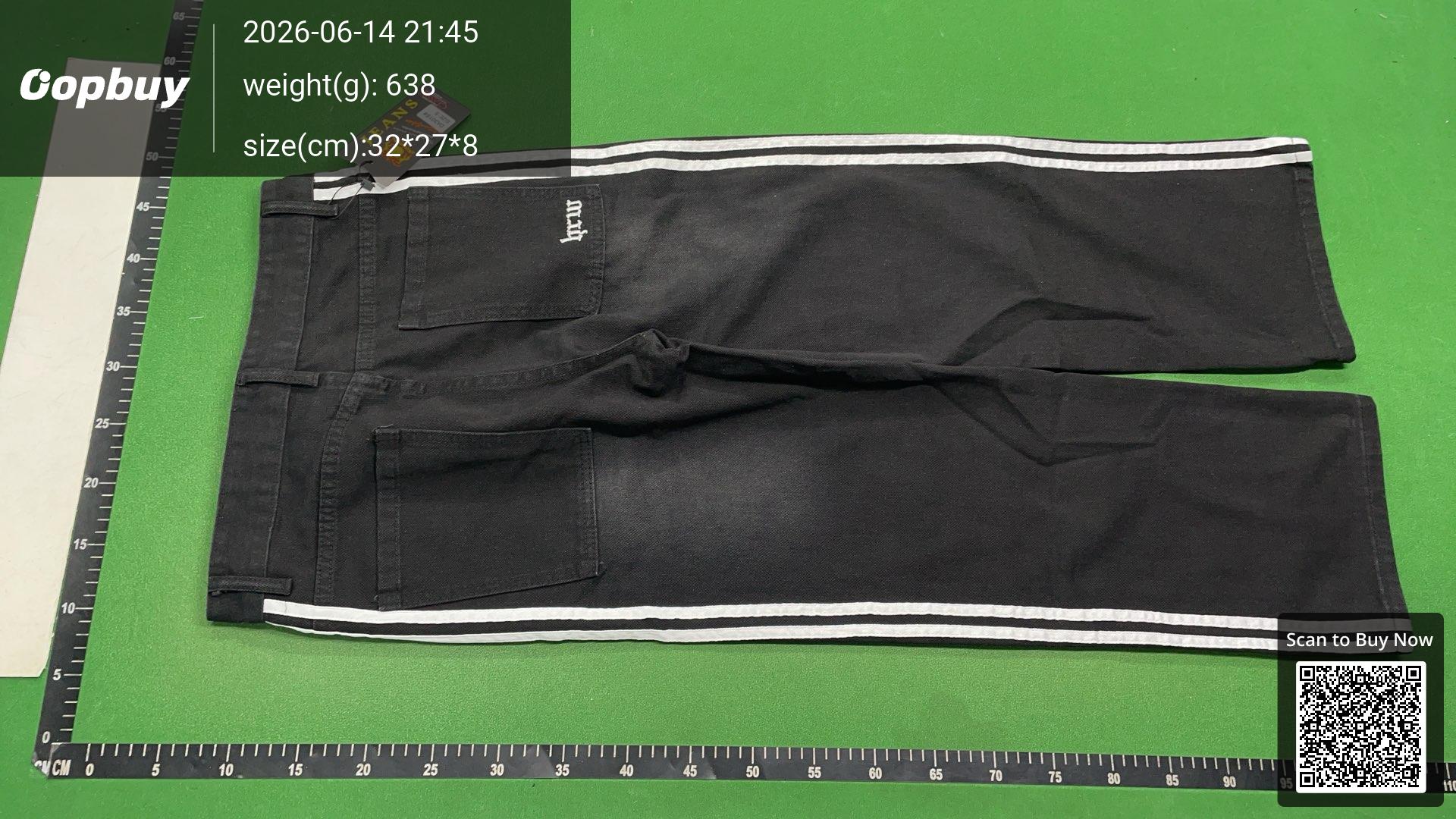 Foto QC 3 de Balenciaga Adidas Jeans Baggy Black