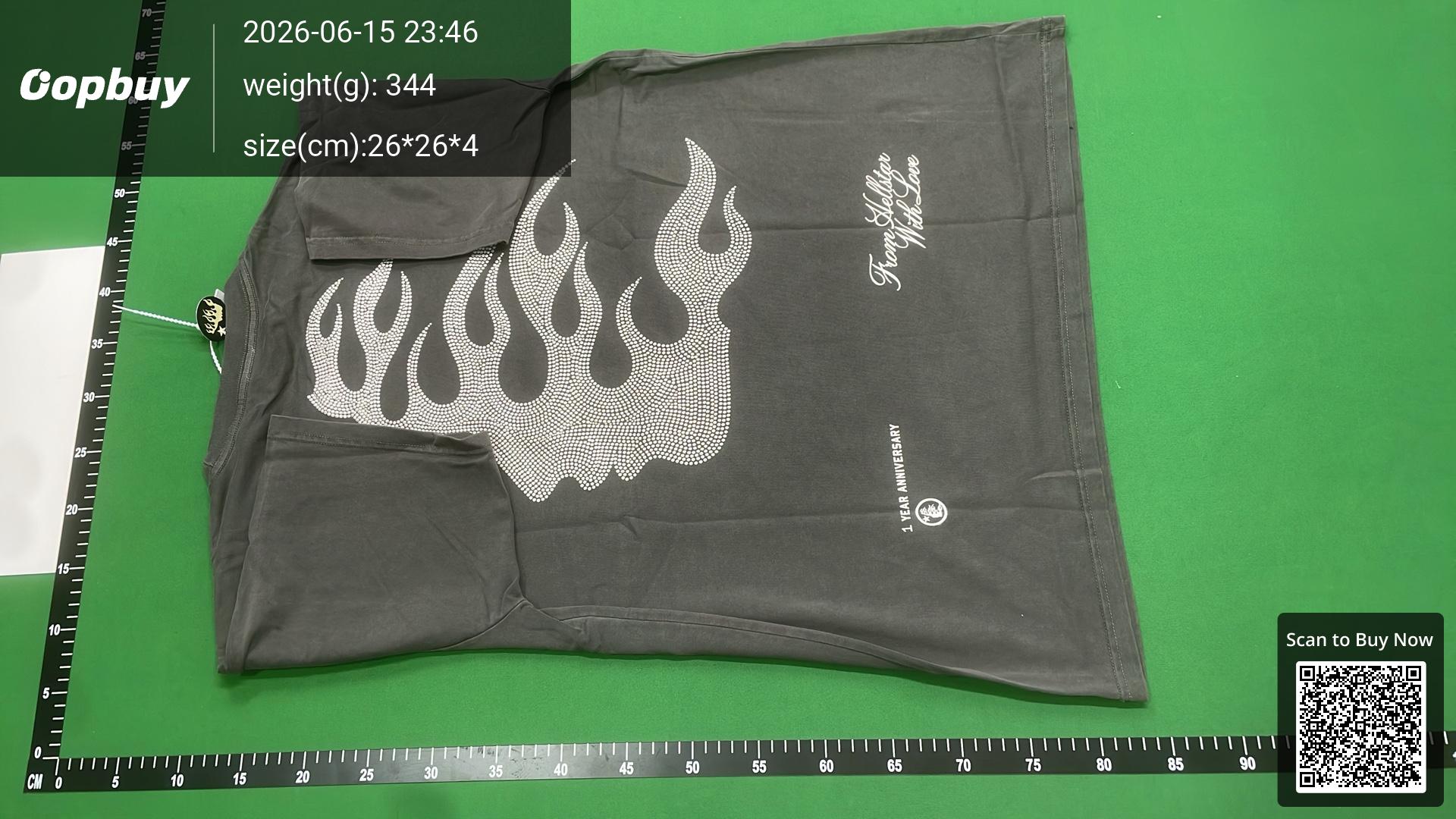 Foto QC 3 de Hellstar T-shirt Path To Paradise Washed Black