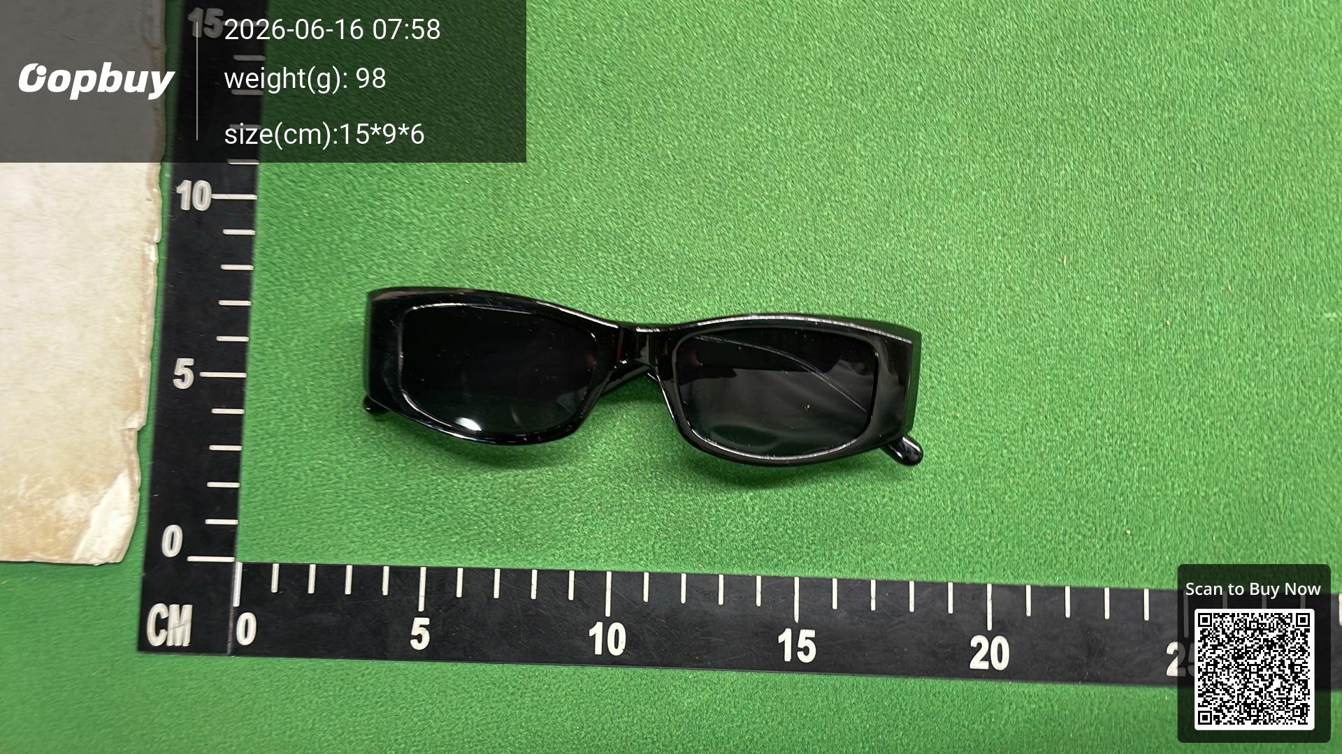 Foto QC 4 de Palm Angels Rectangular Acetate Eyeglasses Transparent Transparent (7436443459)