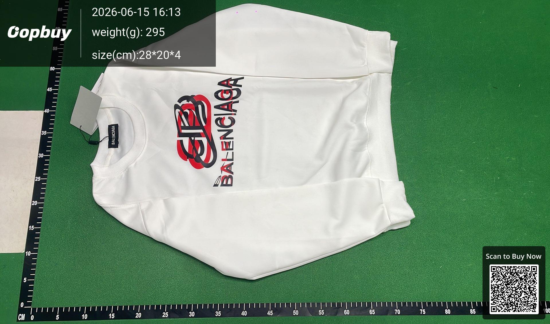 Foto QC 6 de Balenciaga 3B Sports Icon Crewneck Sweater Black