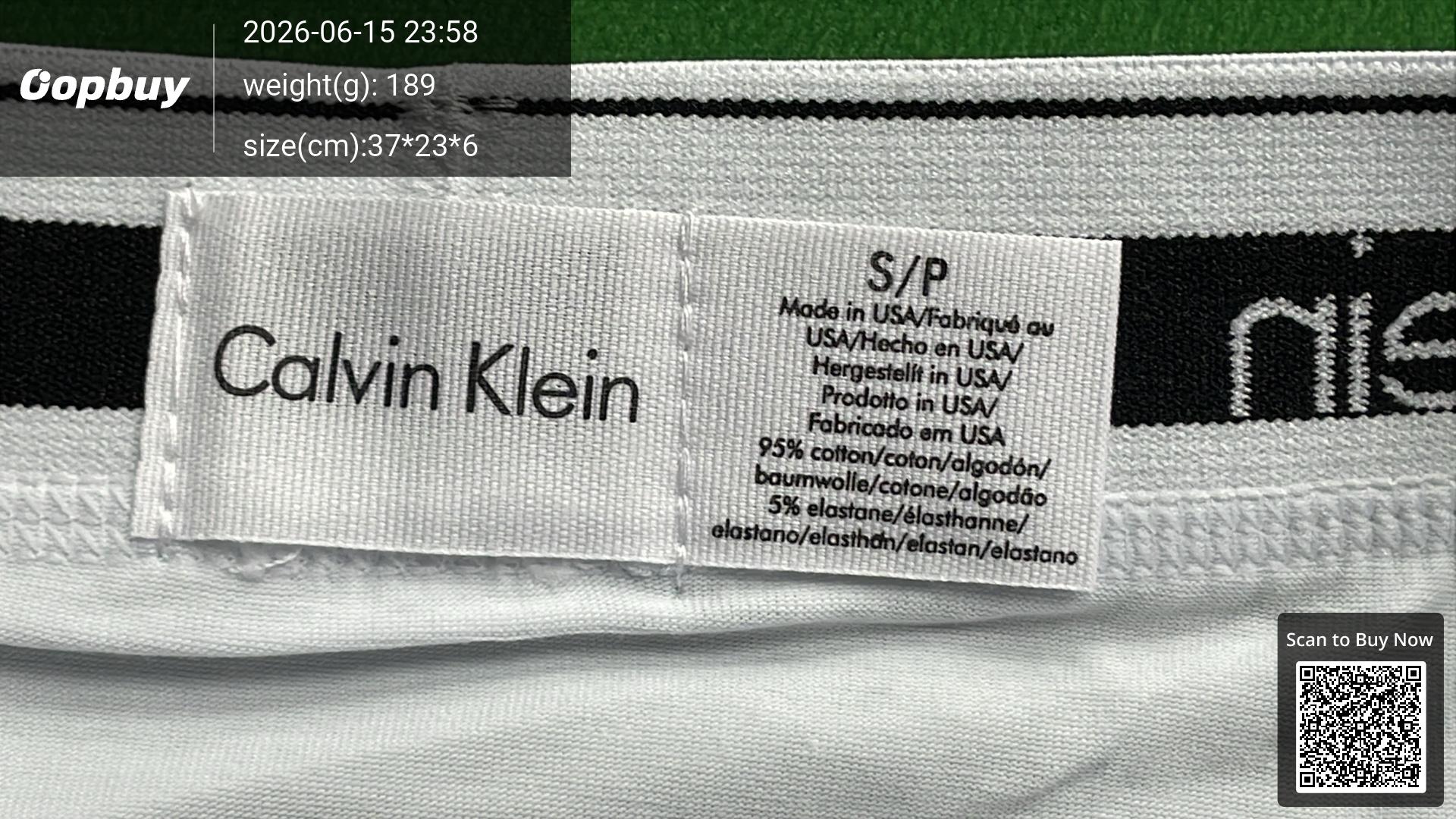 Foto QC 7 de Kenzo Underwear Cotton Tiger Head Multicolor