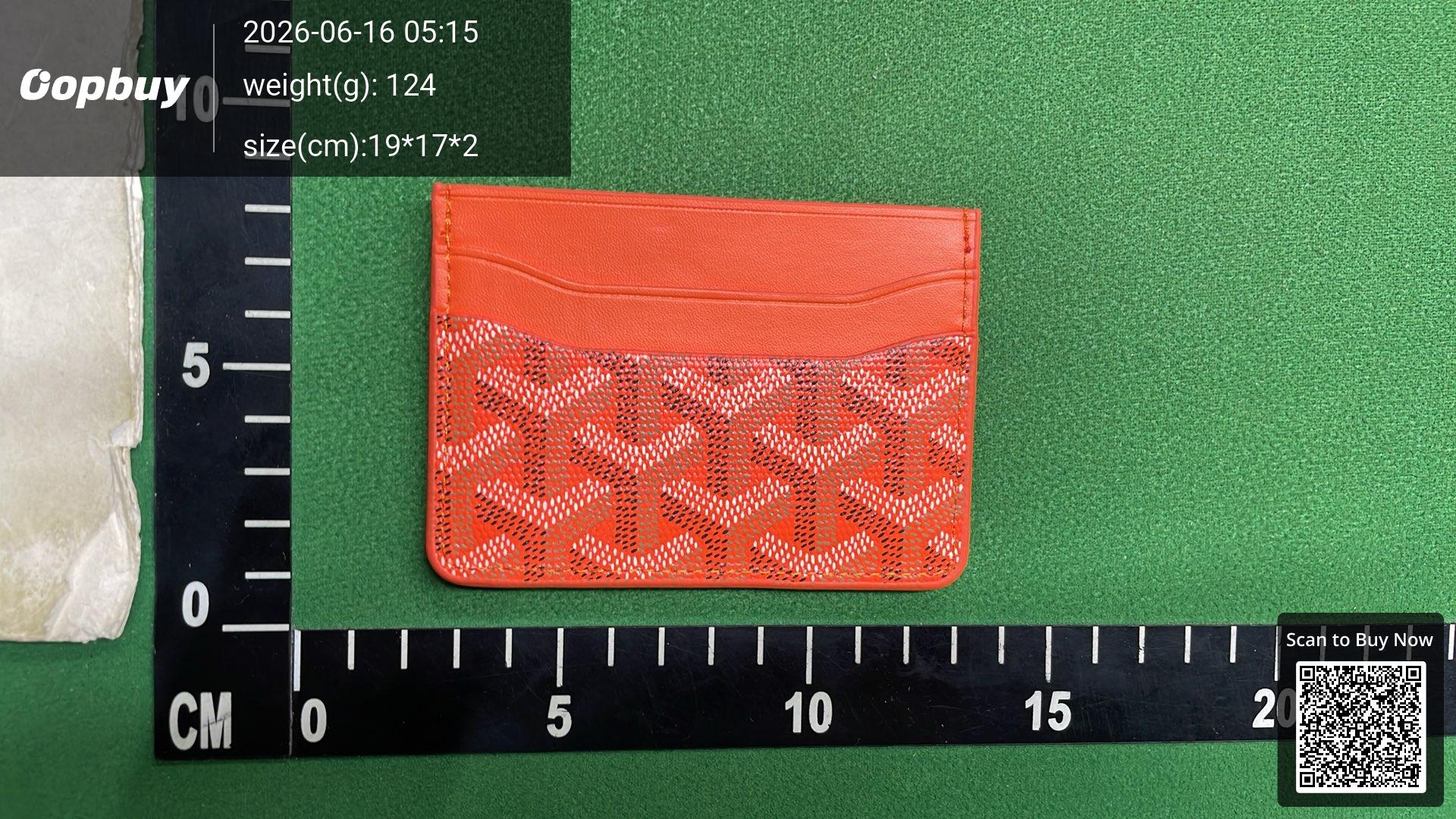 Foto QC 6 de Goyard Saint Sulpice Card Holder Goyardine Blue