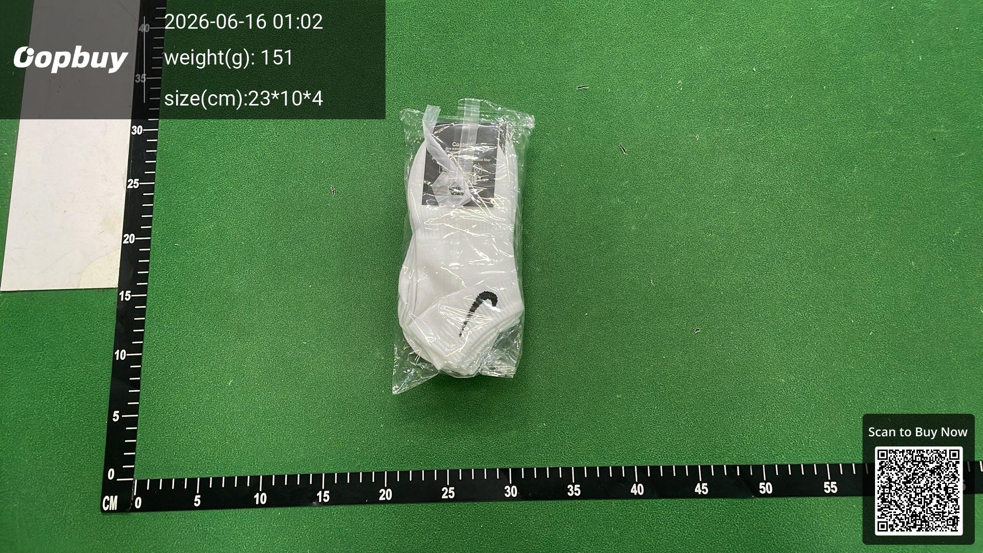Foto QC 8 de Nike Dri-Fit Ankle Socks Black White