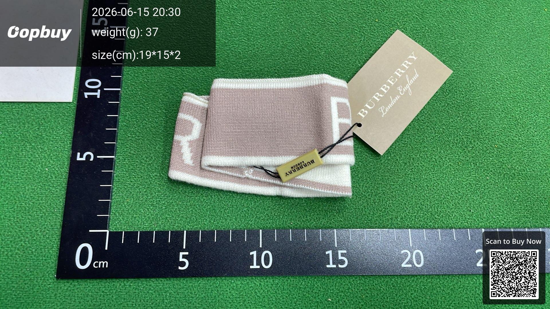 Foto QC 7 de Burberry Logo Headband Beige