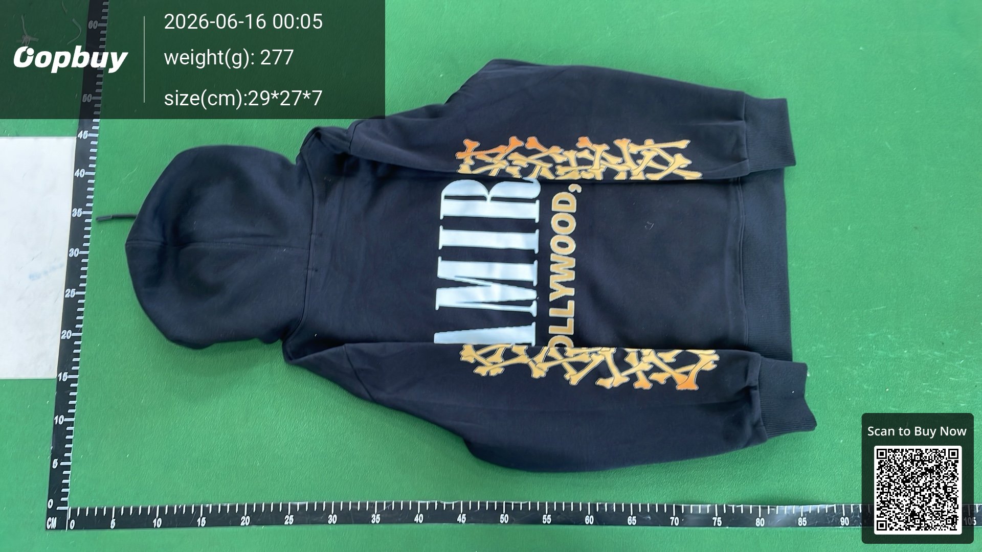 Foto QC 3 de Amiri Sweatpants Bone Print Olive