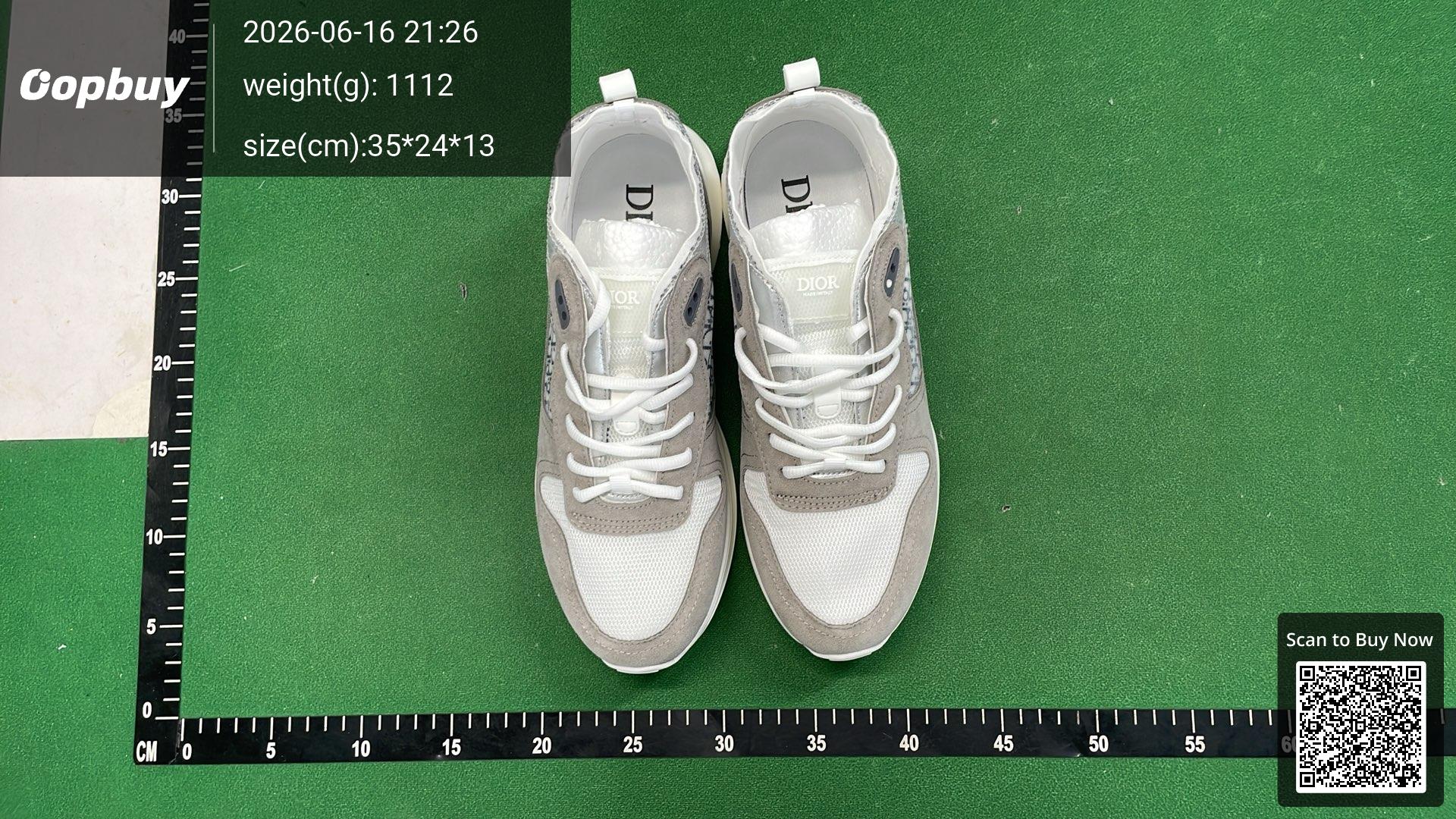 Foto QC 6 de Dior B25 Low Oblique Grey White 3SN259YXY_H560