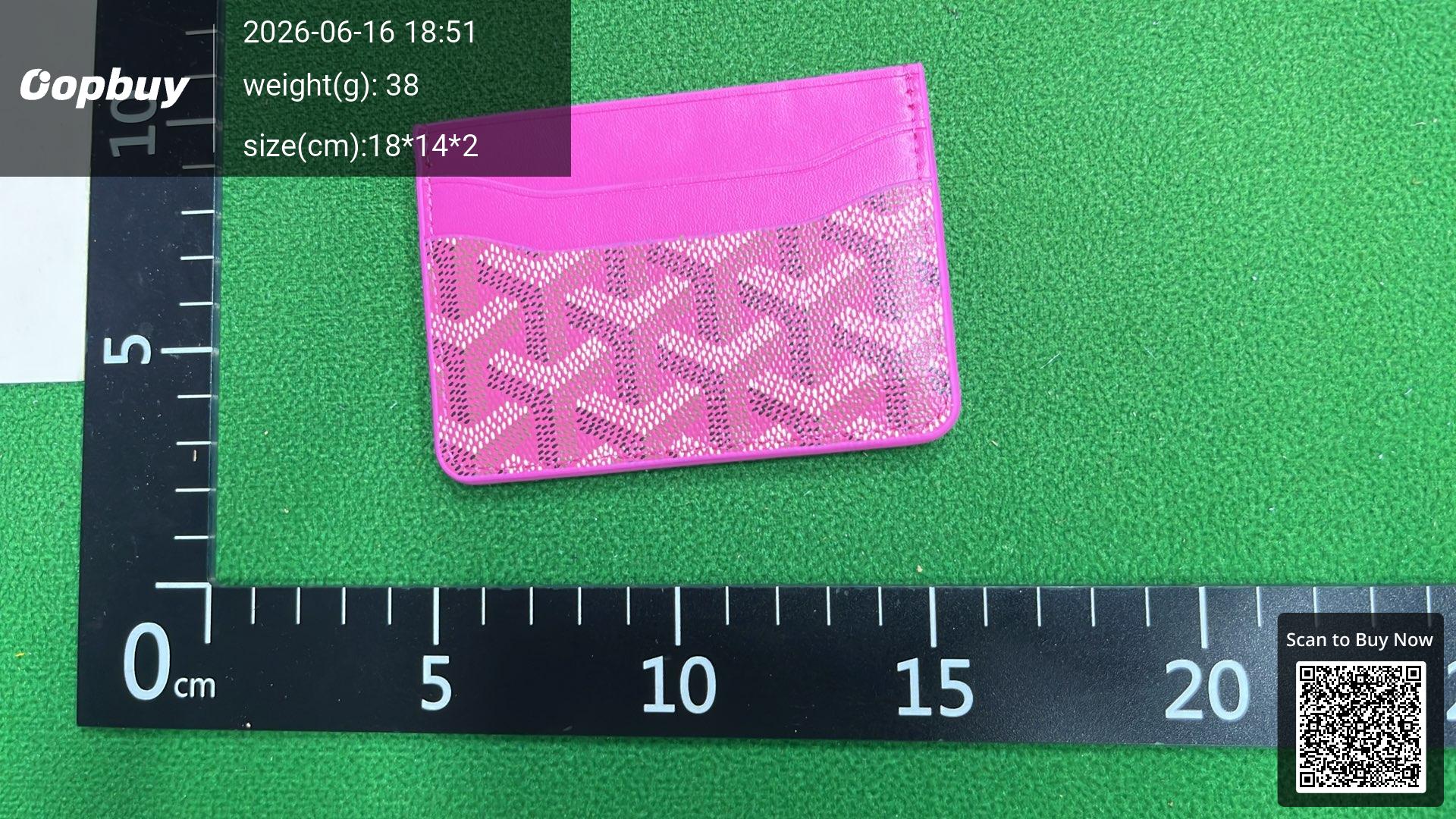 Foto QC 1 de Goyard Saint Sulpice Card Holder Goyardine Orange