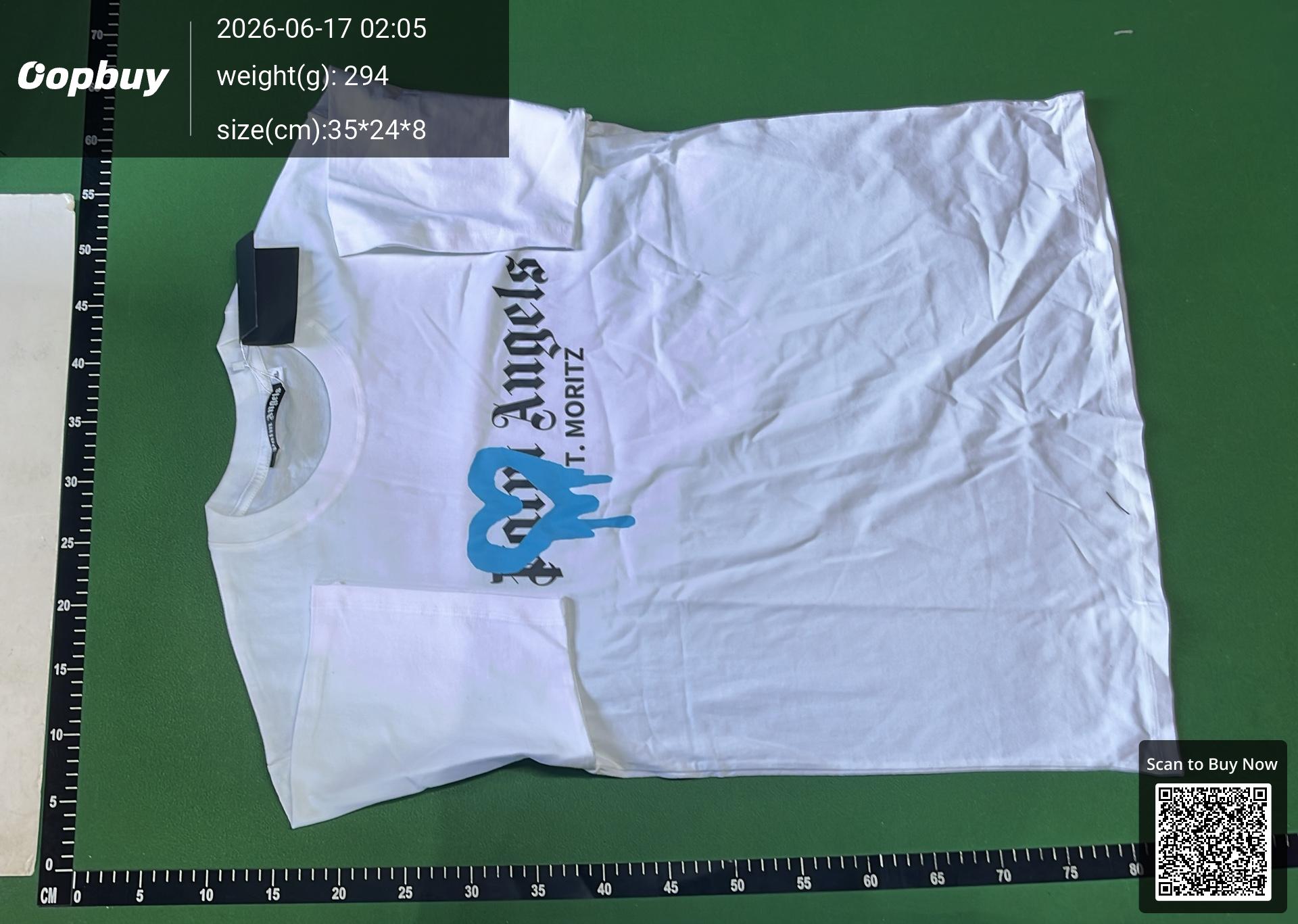 Foto QC 2 de Palm Angels T-shirt Shark Graphic Black