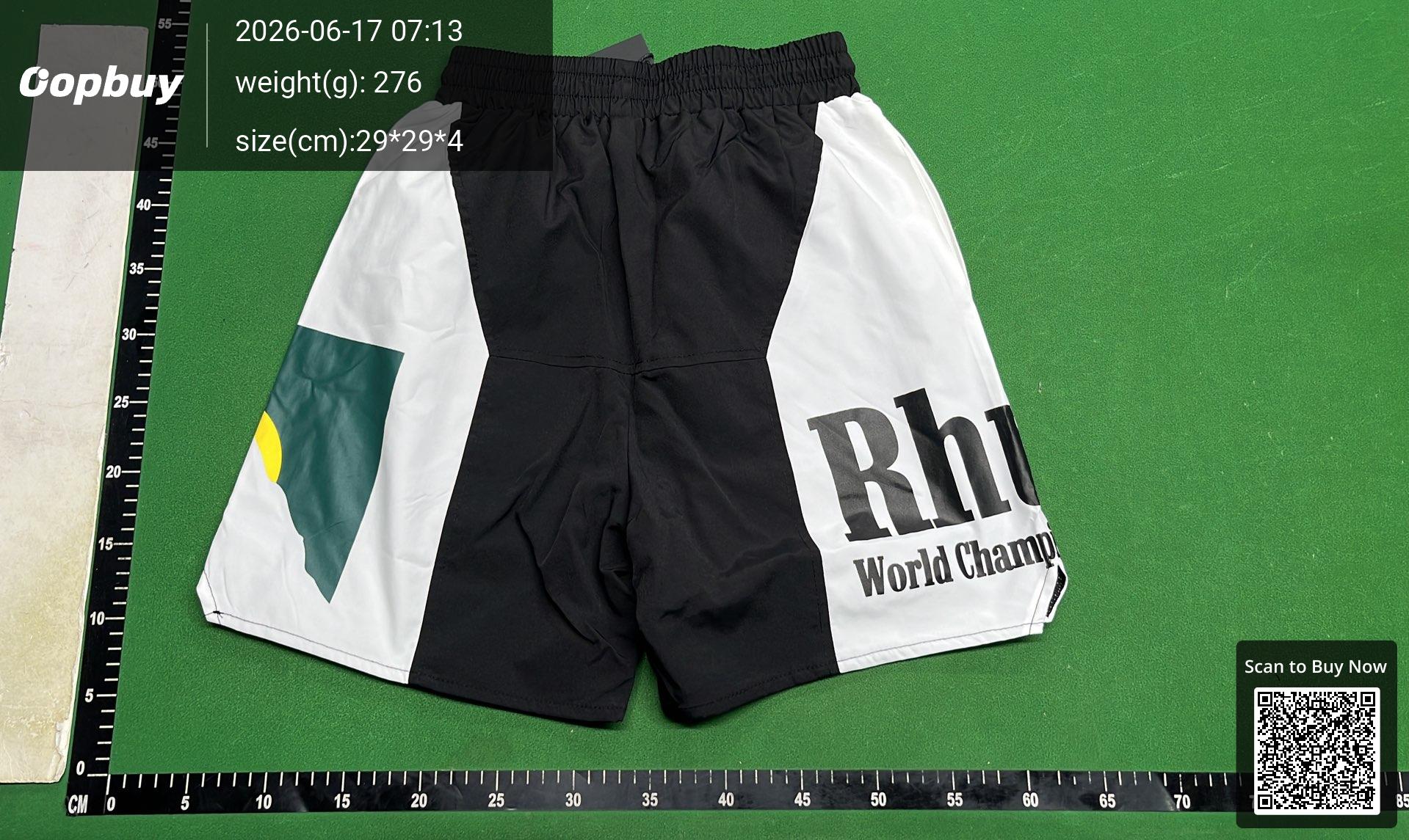 Foto QC 7 de Rhude Shorts Script Logo Knit Blue
