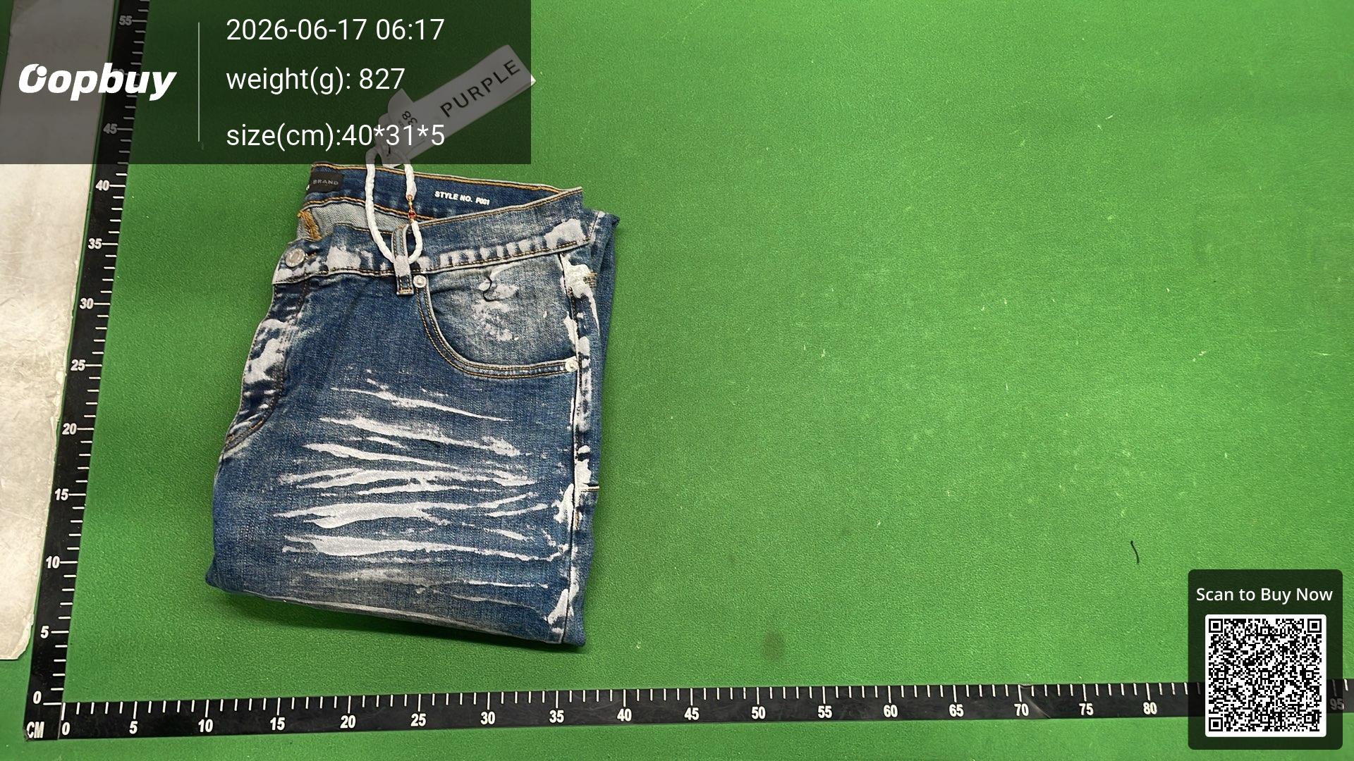 Foto QC 4 de Purple Brand P002 Jeans Slim Distressed Indigo Blue
