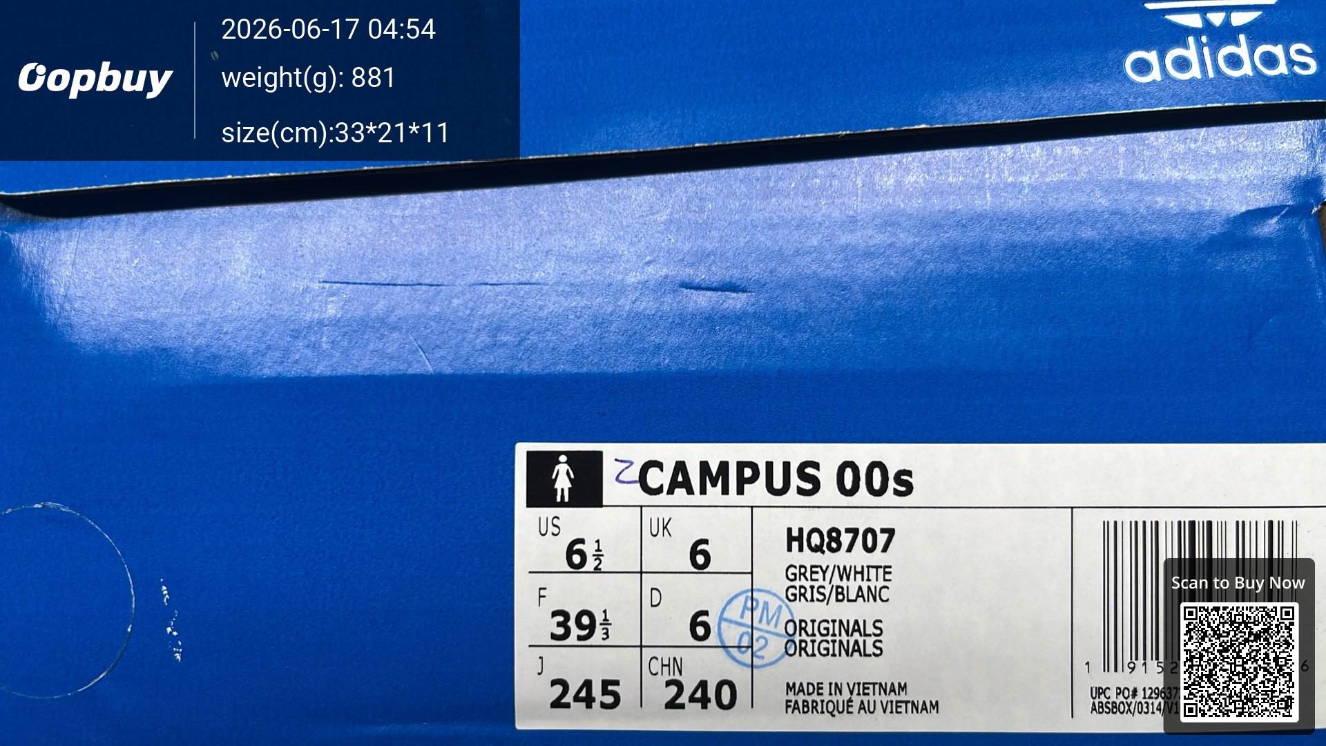 Foto QC 2 de adidas Campus 00s Grey White