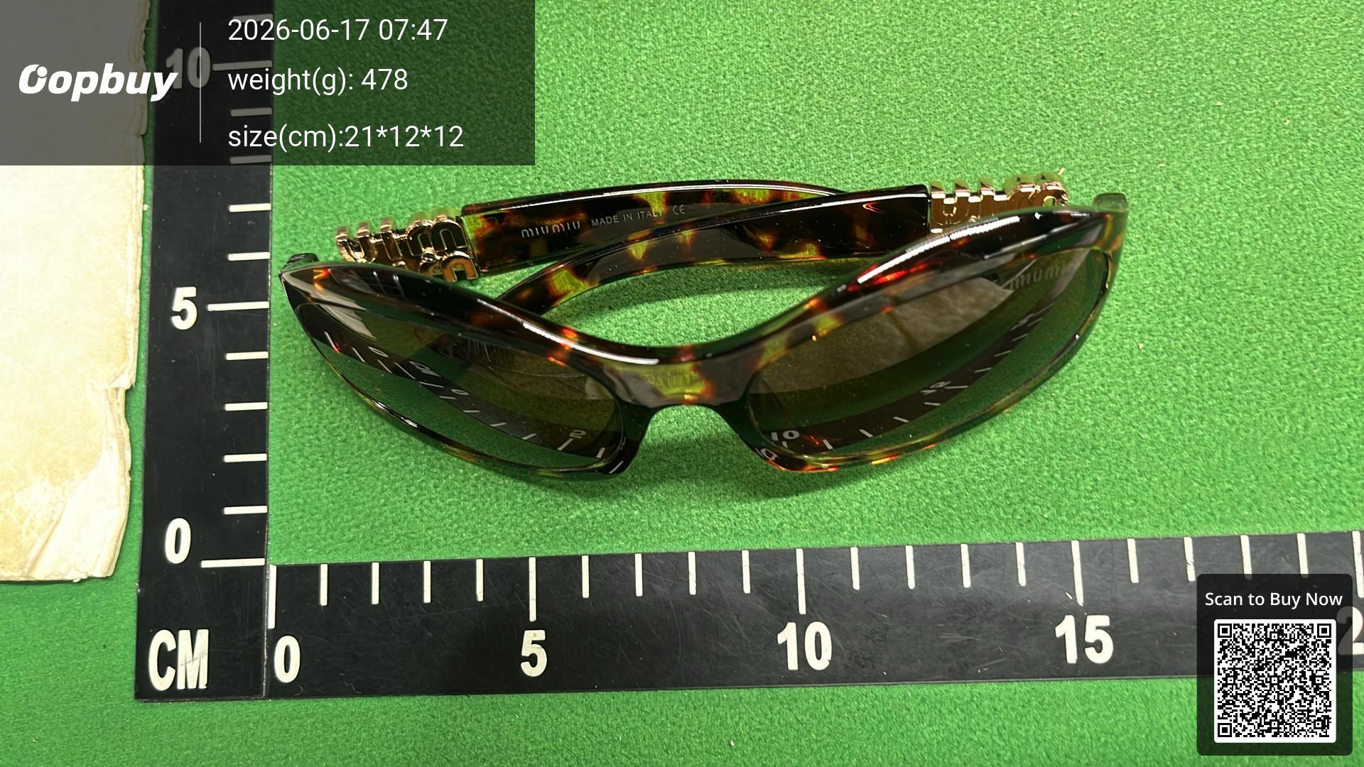 Foto QC 5 de Miu Miu Rectangle-Frame Acetate Sunglasses Black Black (SMU04Z)