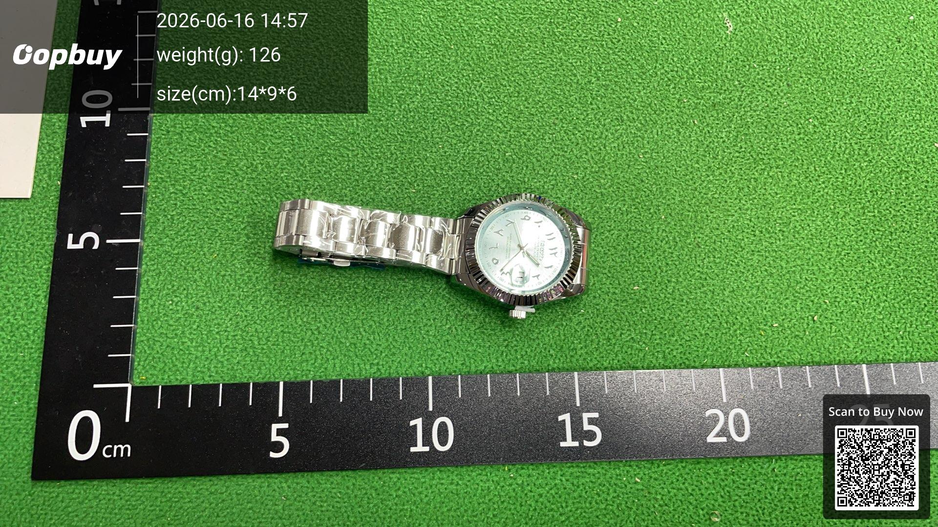 Foto QC 7 de Rolex Datejust Arabic Dial Ice Blue 126334