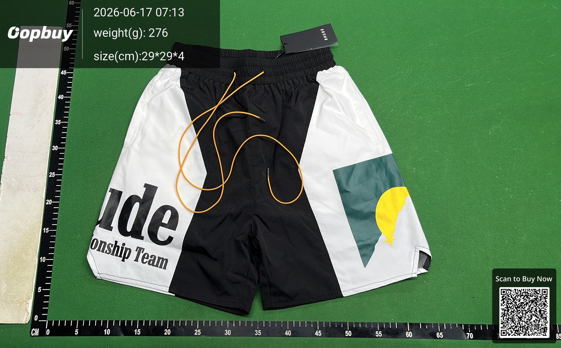 Foto QC 6 de Rhude Shorts Script Logo Knit Blue