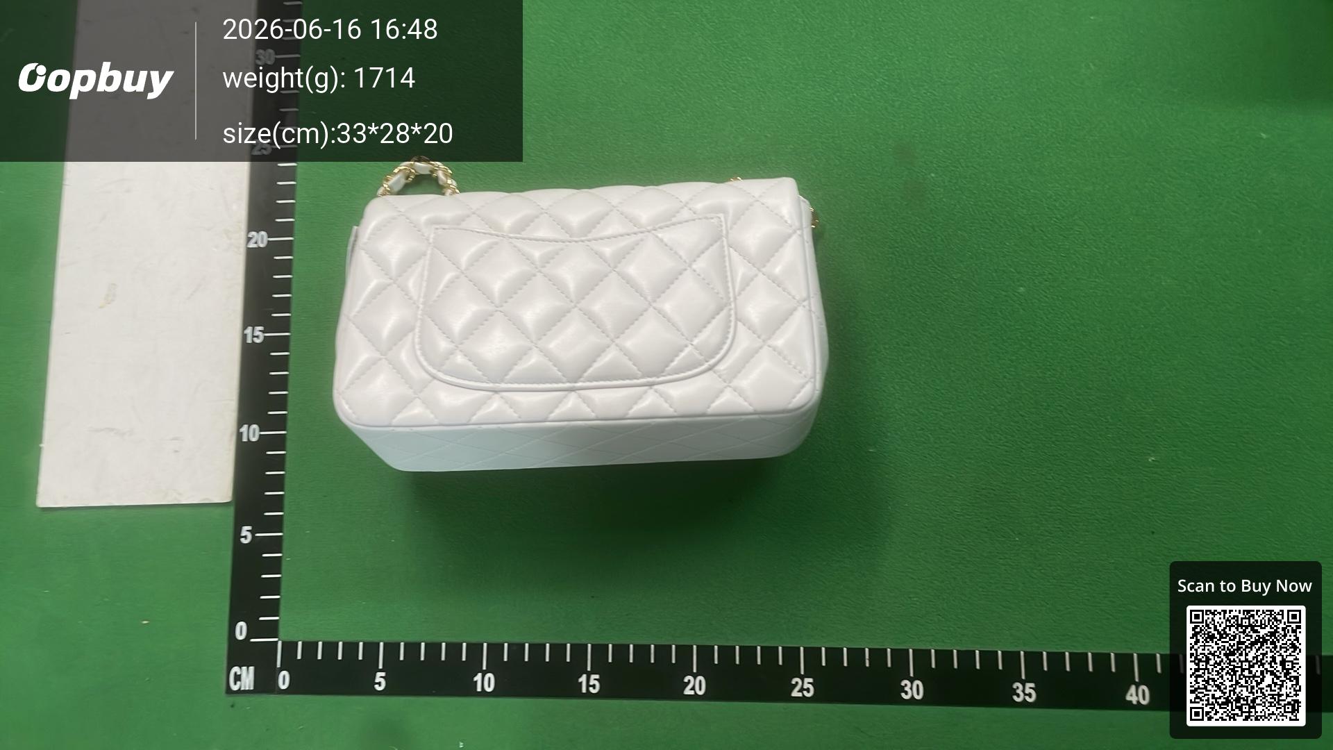 Foto QC 2 de Chanel Classic Flap 20 Black Lambskin