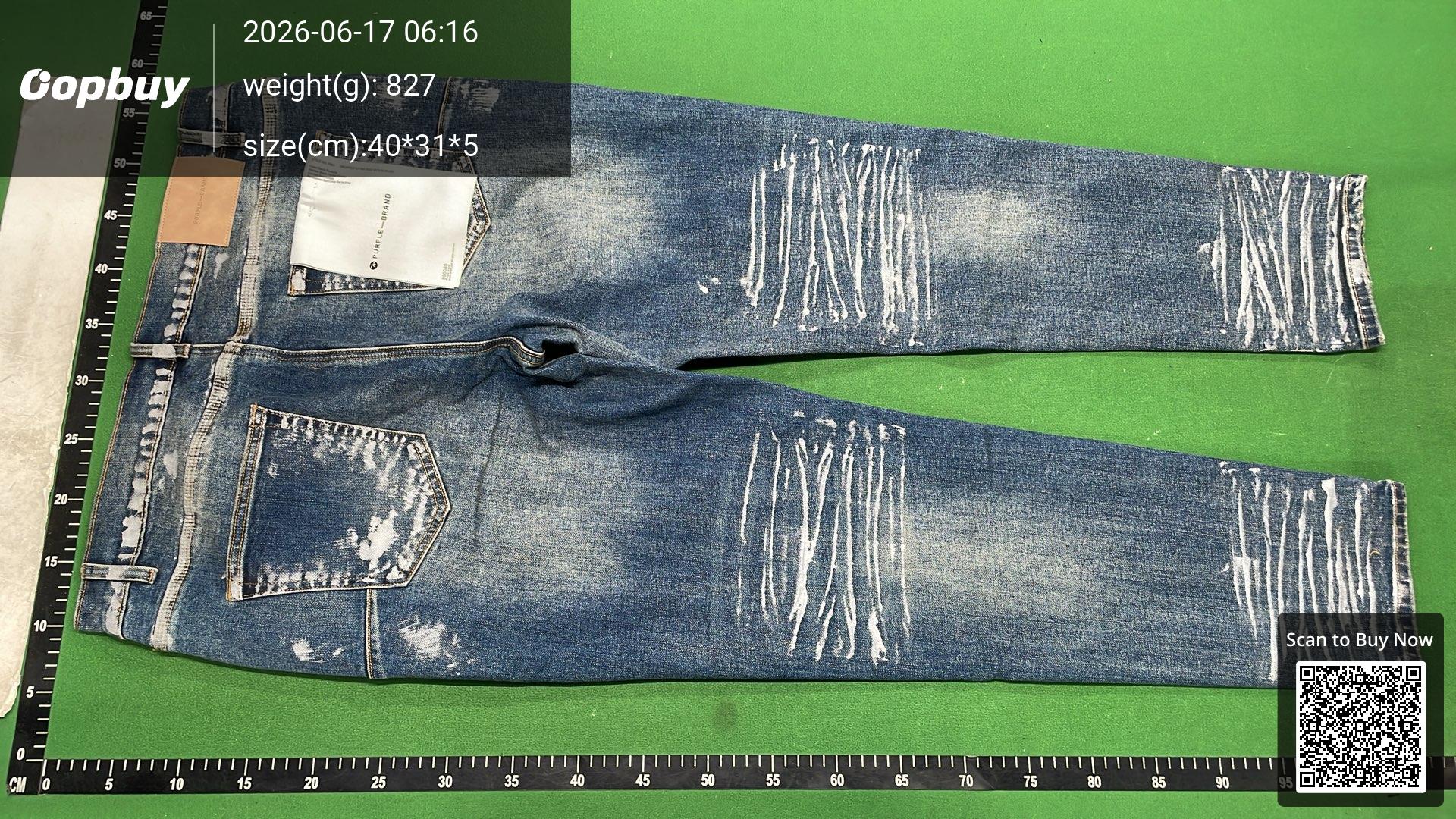 Foto QC 3 de Purple Brand P002 Jeans Slim Distressed Indigo Blue