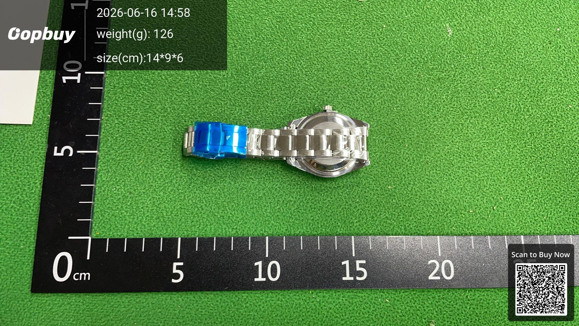 Foto QC 8 de Rolex Datejust Arabic Dial Ice Blue 126334