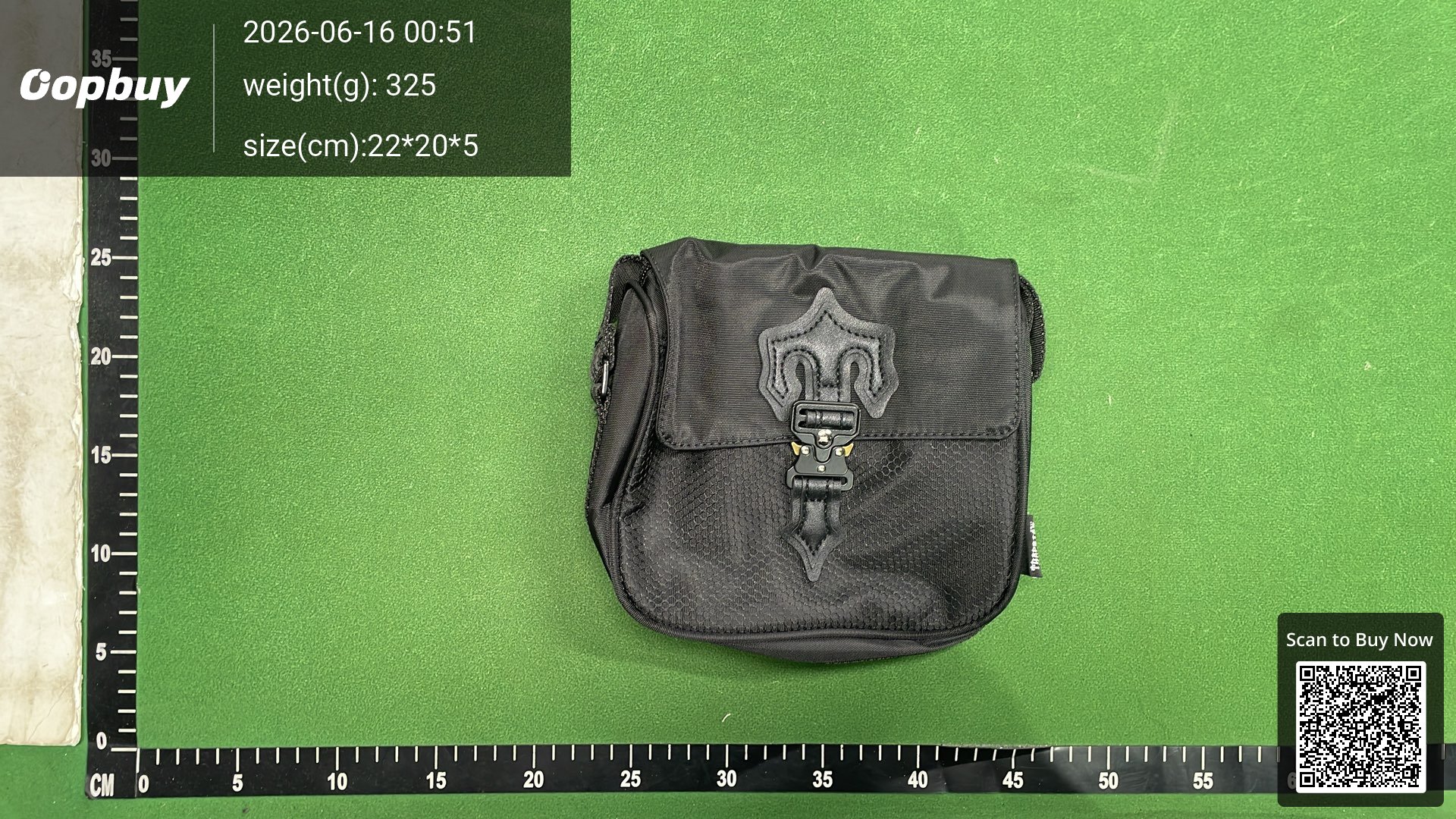 Foto QC 5 de Trapstar Irongate T Crossbody Bag Black