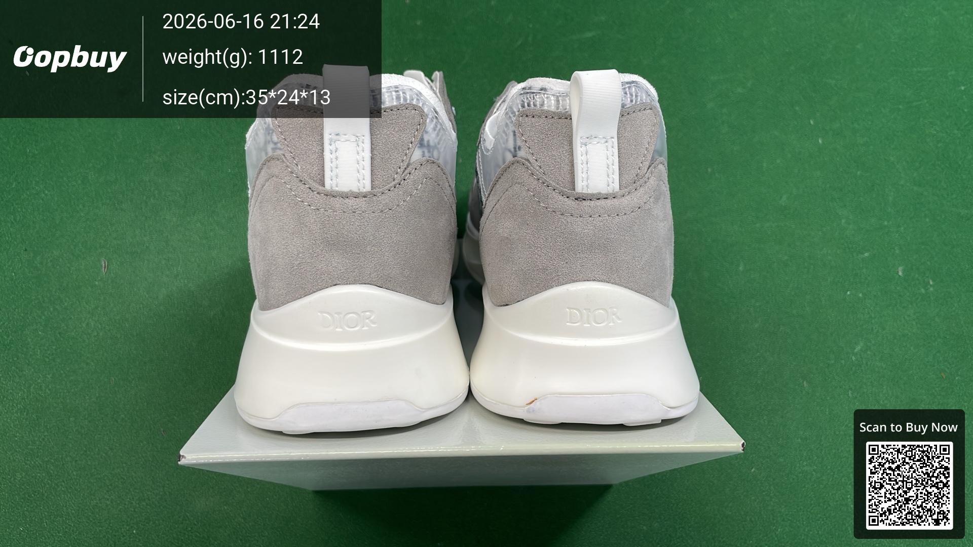 Foto QC 3 de Dior B25 Low Oblique Grey White 3SN259YXY_H560