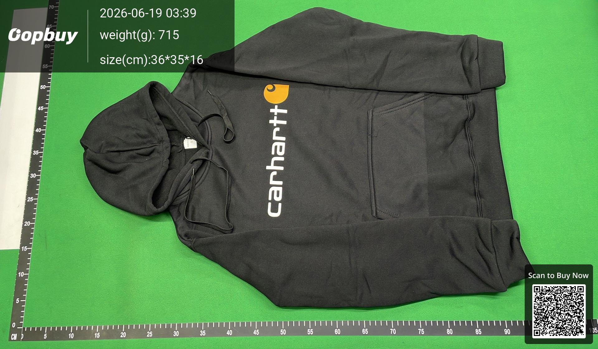 Foto QC 2 de Carhartt Hoodie Logo Purple