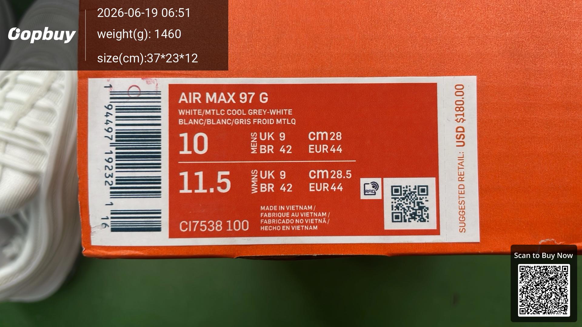 Foto QC 8 de Nike Air Max 97 SE Moving Co. Sail Pink DV2614-100