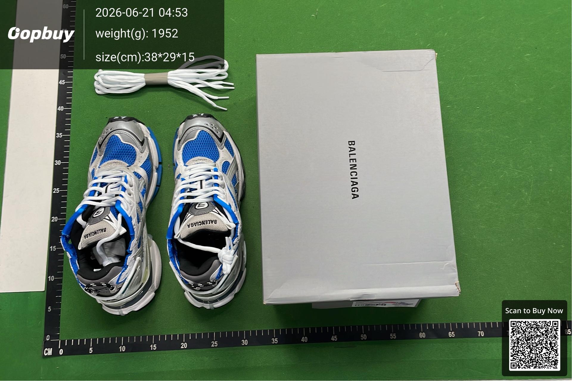 Foto QC 1 de Balenciaga Runner Low White Black Grey