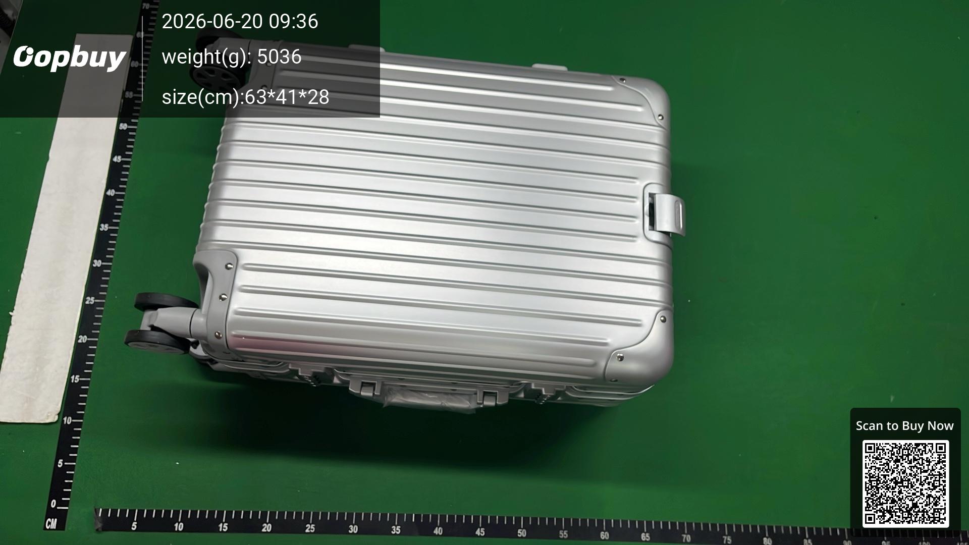 Foto QC 5 de Unbranded Aluminum Magnesium Alloy Suitcase 20 Inch Silver