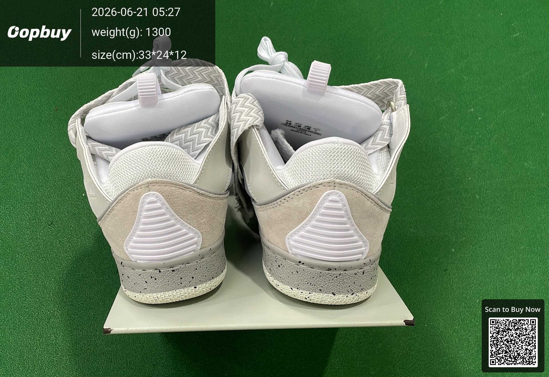 Foto QC 3 de Lanvin Curb Low Black White