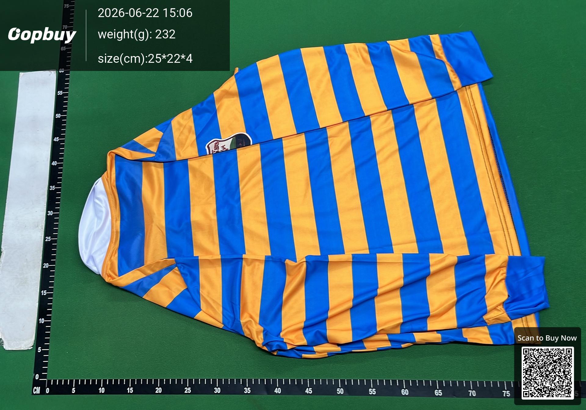 Foto QC 7 de Other Shirt 3D Print Striped Badge Yellow Blue