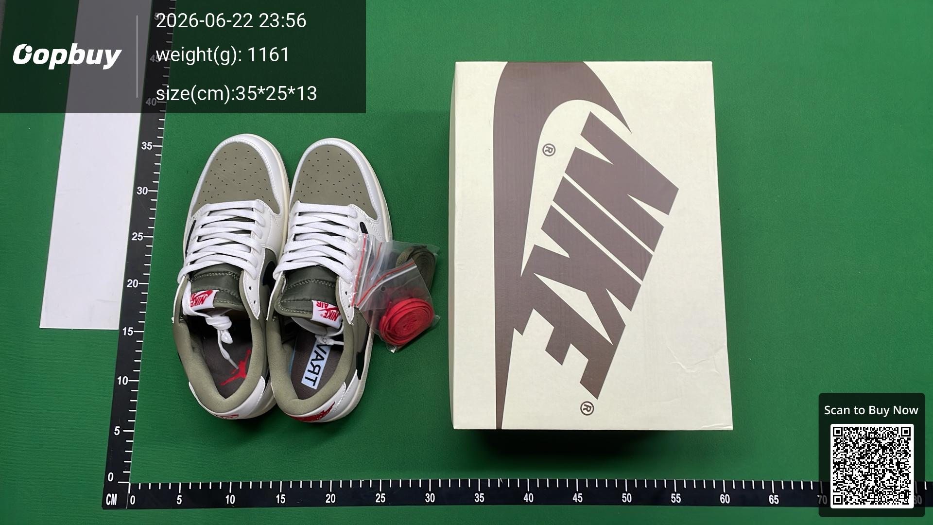 Foto QC 1 de Jordan 1 Retro Low OG SP Travis Scott Black Toe
