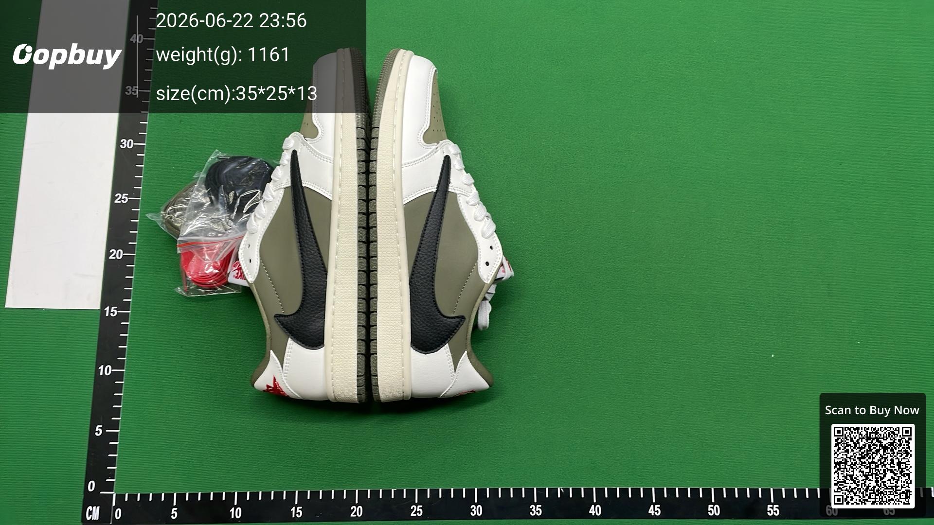 Foto QC 5 de Jordan 1 Retro Low OG SP Travis Scott Black Toe