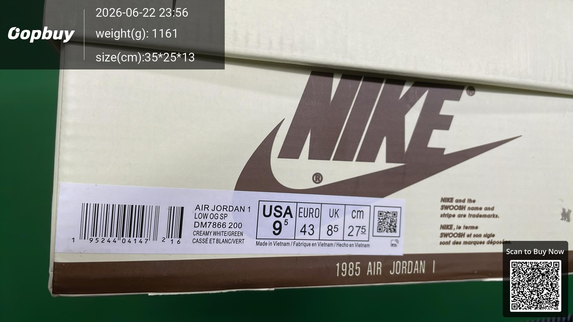 Foto QC 2 de Jordan 1 Retro Low OG SP Travis Scott Black Toe