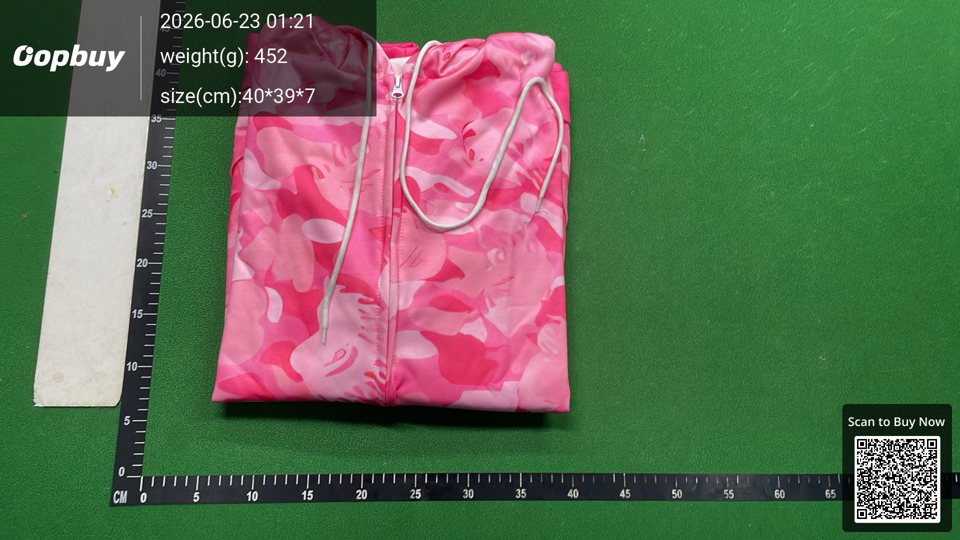 Foto QC 8 de Bape Shark Hoodie Full Zip Camo Grey