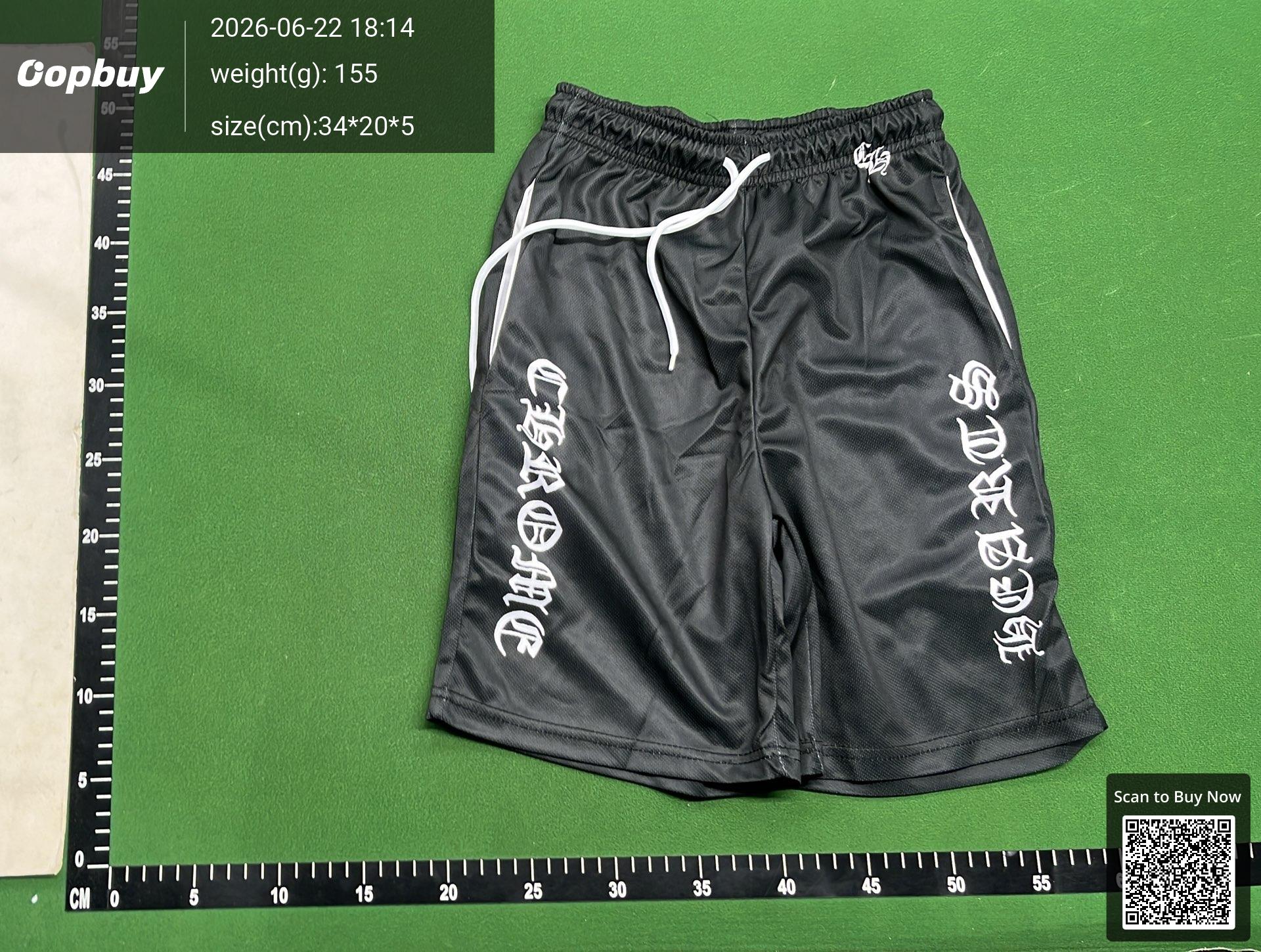Foto QC 6 de Chrome Hearts Board Shorts Cross Print Yellow