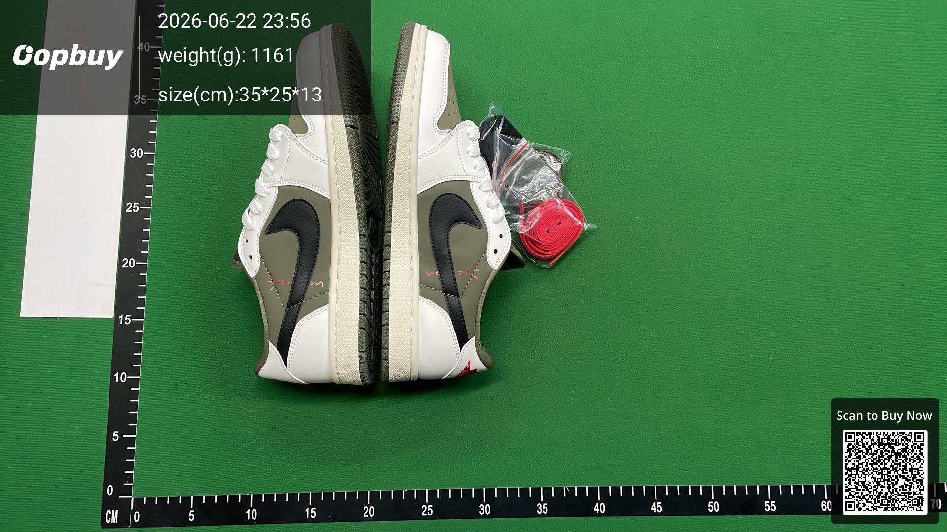 Foto QC 4 de Jordan 1 Retro Low OG SP Travis Scott Black Toe